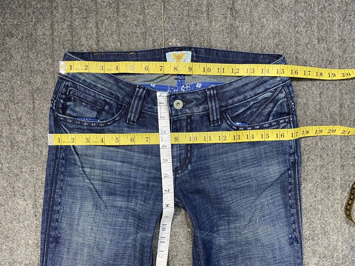 Antik Denim Hype Antik Denim Indigo Jeans Embroidery Logo Size 31" - 14 Thumbnail