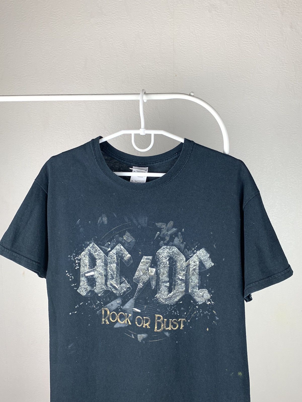 Band Tees AC/DC Rock or Bust Band Tee Black T-shirt Vintage Size US M / EU 48-50 / 2 - 2 Thumbnail