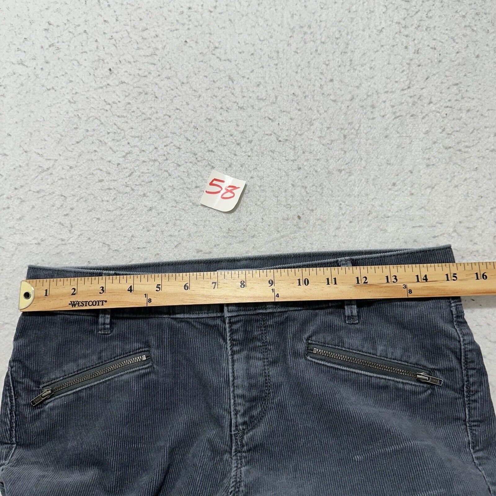 Loft Ann Taylor Loft 4P Modern Skinny Ankle Corduroy Gray Jeans Size 27" / US 4 / IT 40 - 10 Thumbnail