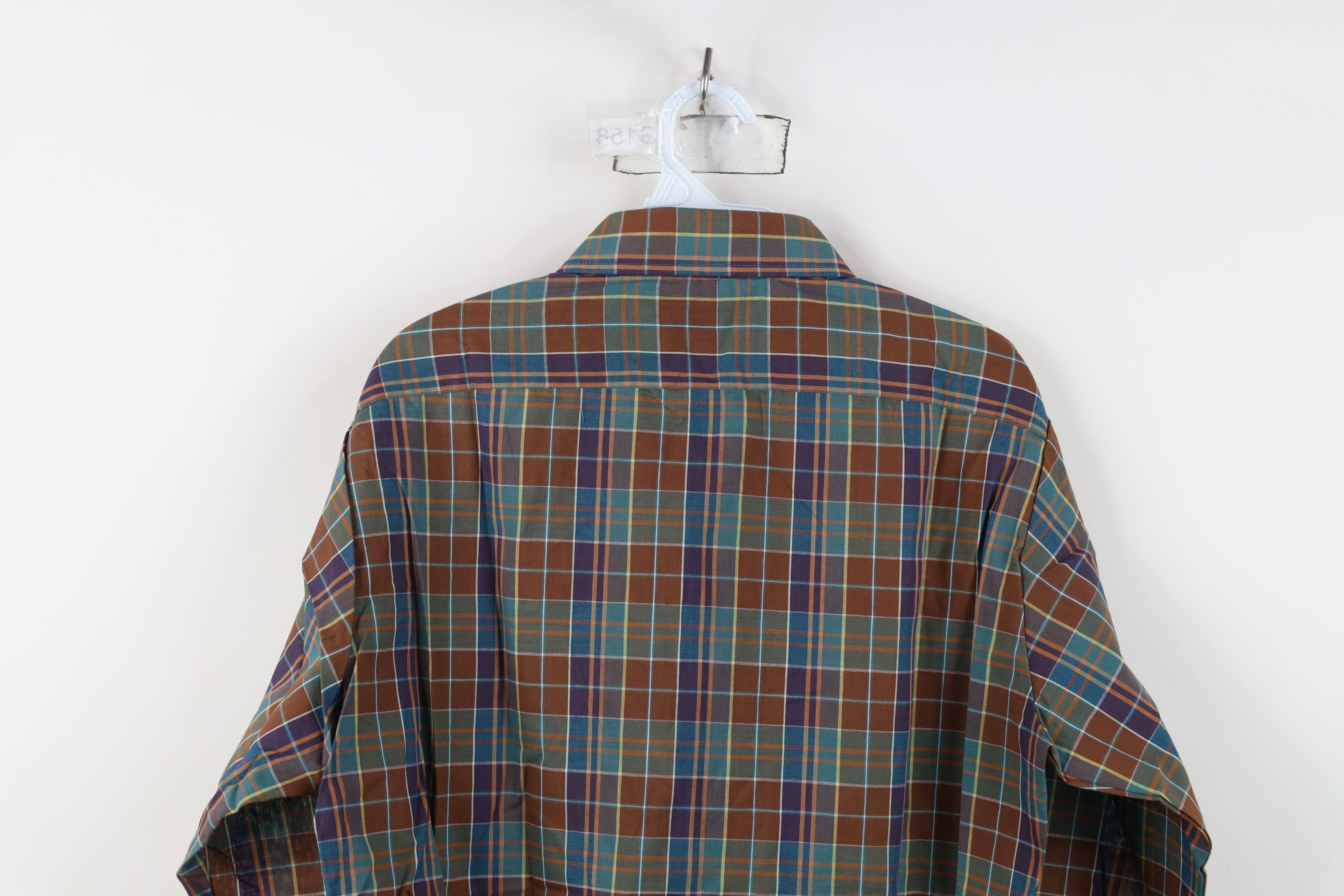 Vintage Vintage 70s 80s Streetwear Madras Collared Button Shirt Size US M / EU 48-50 / 2 - 11 Thumbnail