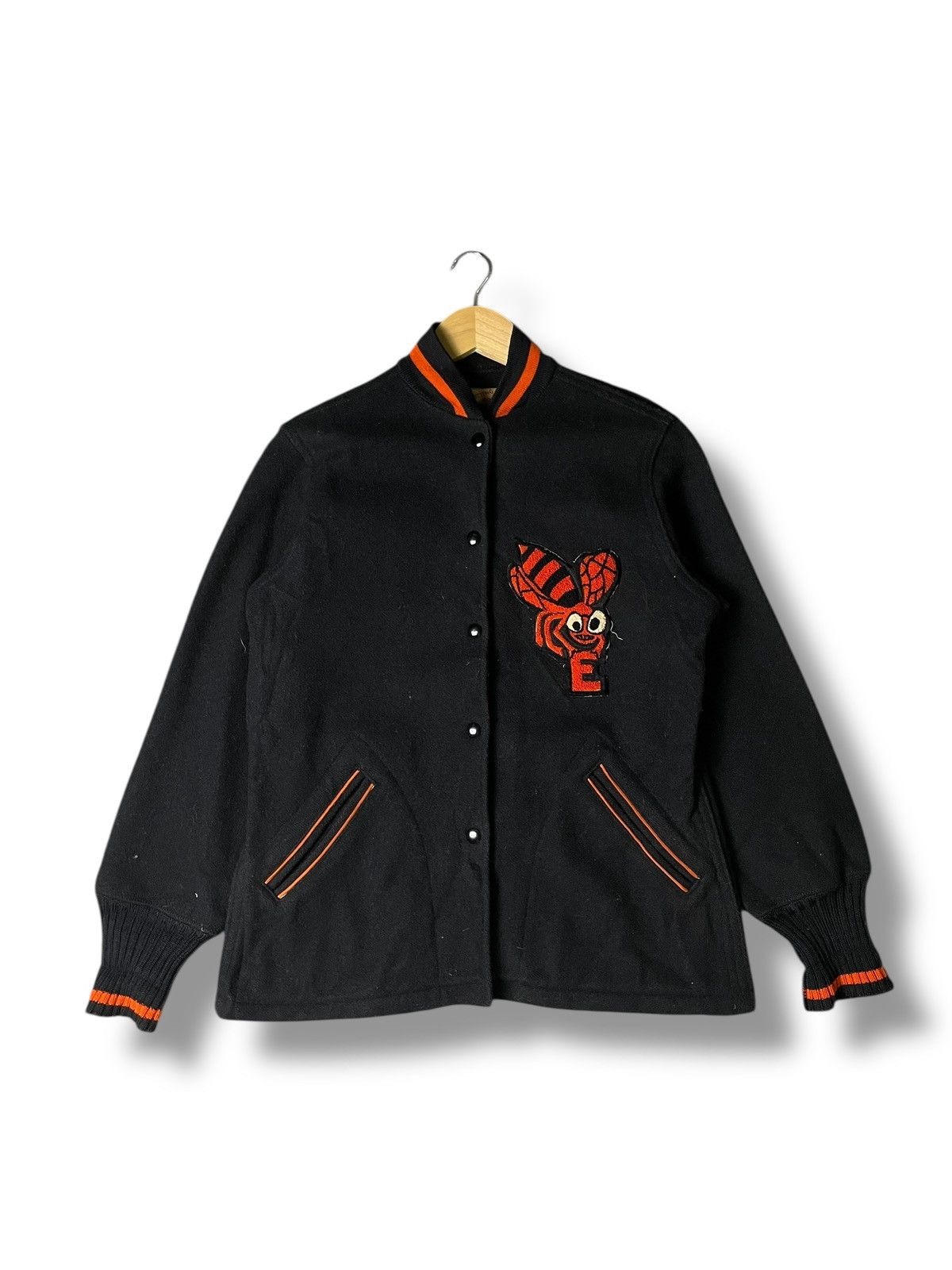 Japanese Brand × Seditionaries × Vintage Vintage Lasley Knitting Co. Seattle Varsity Jacket (133) Size US XXS / EU 40 - 1 Thumbnail