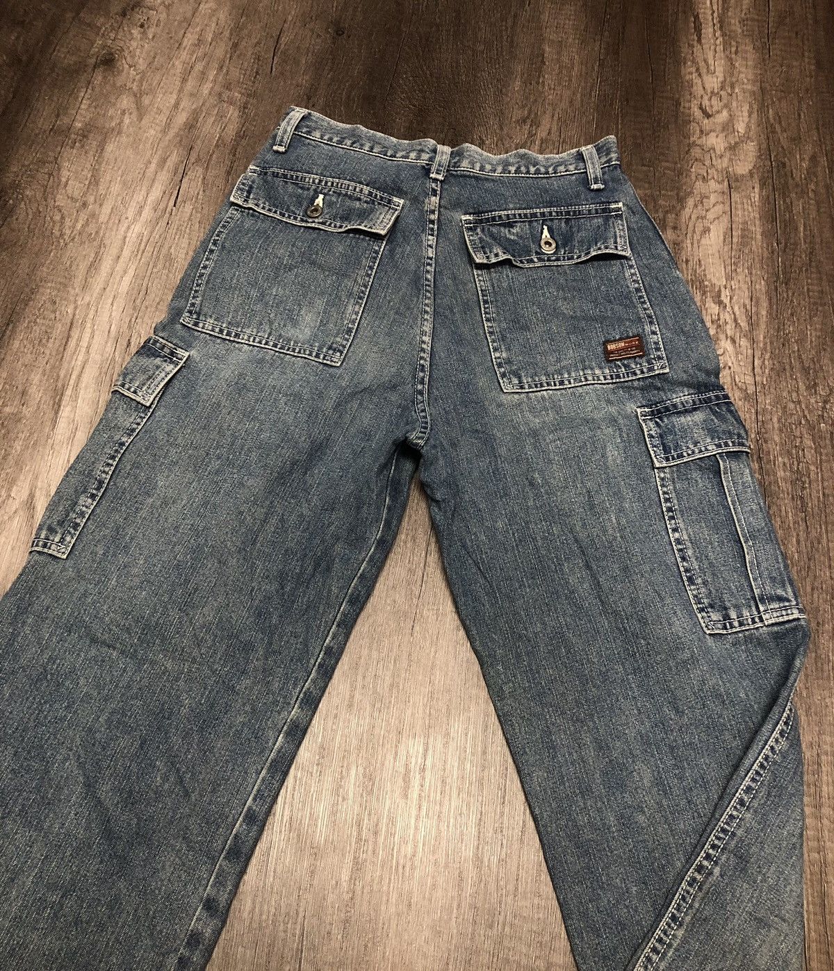 Japanese Brand × Vintage VINTAGE BOBSON JEANS CARGO PANT UNISEX Size 26" / US 2 / IT 38 - 1 Thumbnail