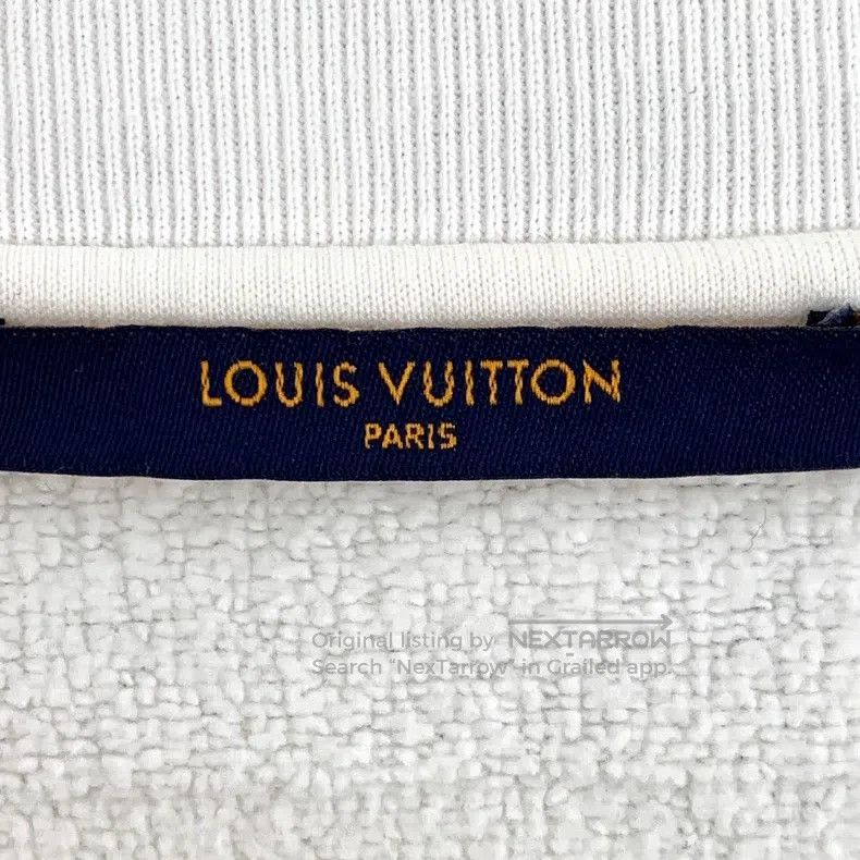 Louis Vuitton Louis Vuitton Long sleeve sweatshirt with white logo and c Size US M / EU 48-50 / 2 - 6 Thumbnail