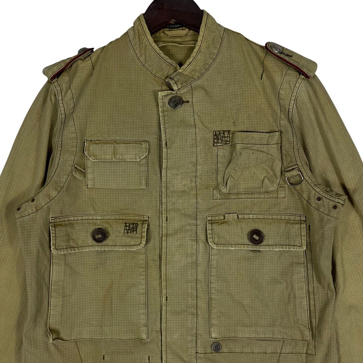 R.Newbold Vintage R.Newbold Paul Smith Military Ripstop Field Jacket Size US M / EU 48-50 / 2 - 4 Thumbnail
