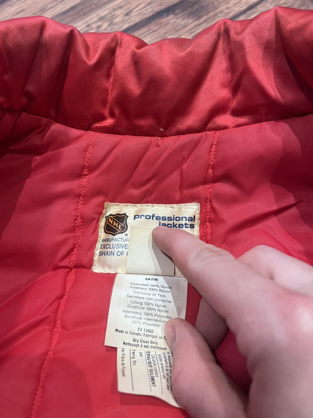NHL Vintage Chicago Blackhawks 80s Jacket NHL Shain of Canada XL Size US XL / EU 56 / 4 - 9 Thumbnail