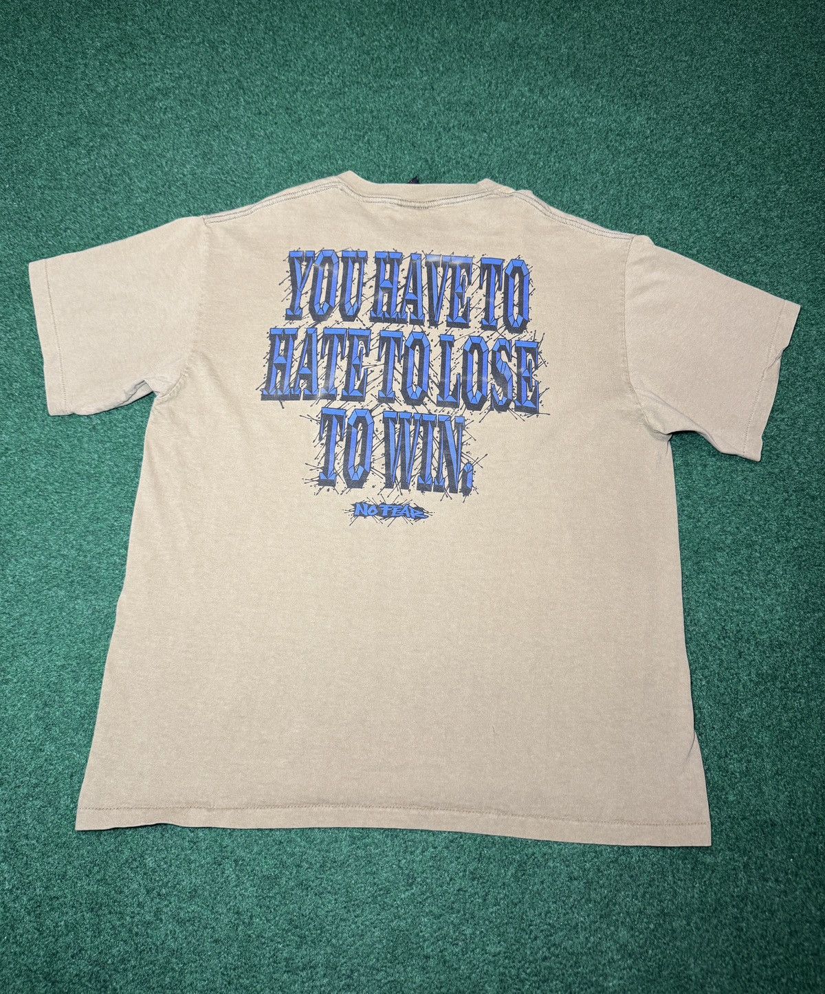 No Fear No Fear You Have To Hate To Lose To Win Vintage 90s T Shirt Size US XL / EU 56 / 4 - 1 Thumbnail