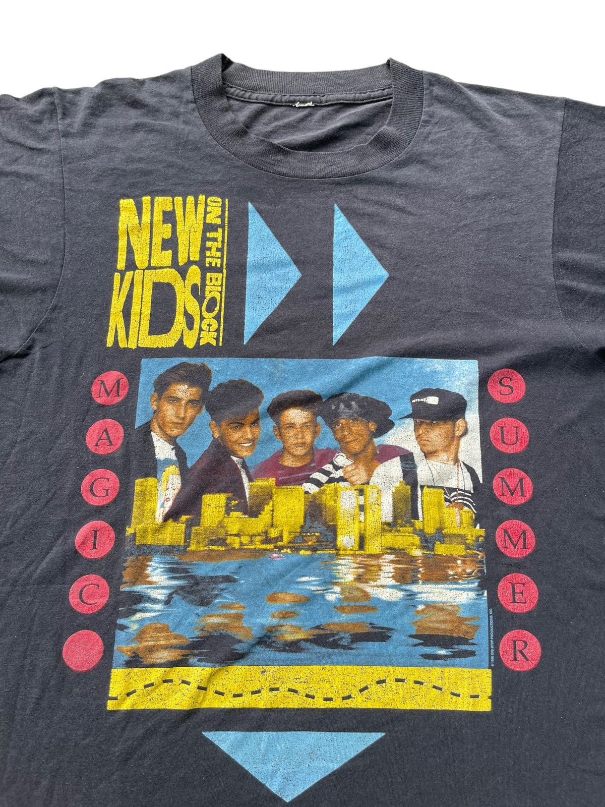 Band Tees × New Kids On The Block × Vintage VTG 90’s New Kids On The Block Magic Summer Tour Size US M / EU 48-50 / 2 - 3 Thumbnail