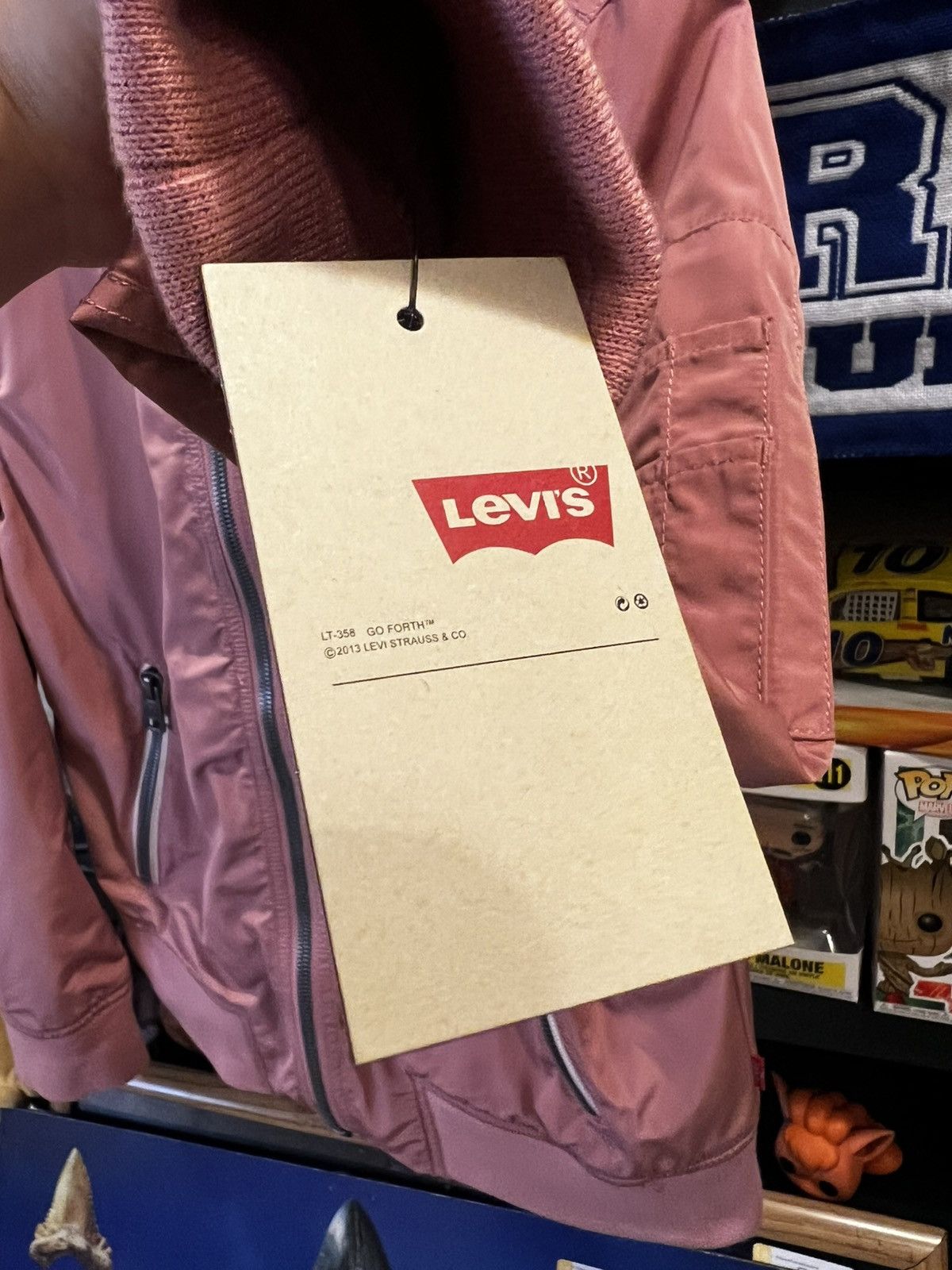 Levi's × Vintage New with Tags Levi Pink Jacket Size US M / EU 48-50 / 2 - 3 Thumbnail