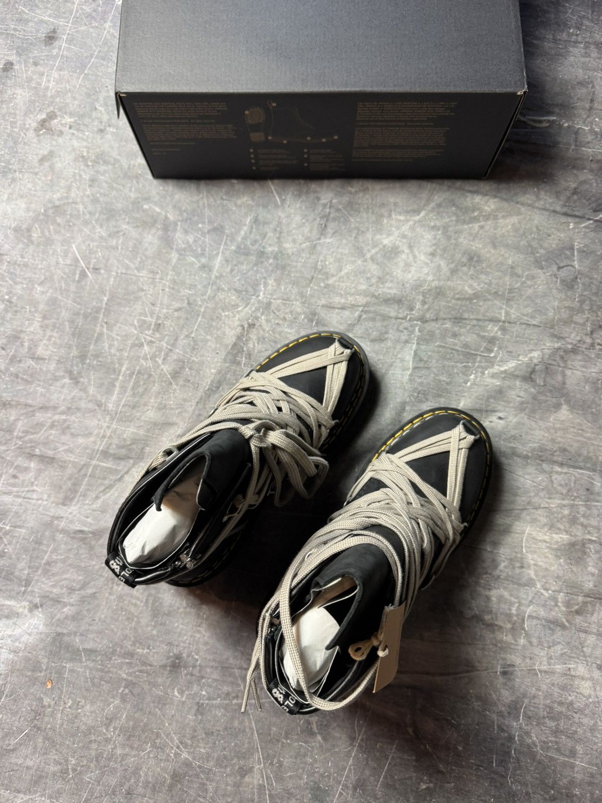 Dr. Martens × Rick Owens Rick Owens Dr. Martens 1460 Quad Megalace Boots Size US 13 / EU 46 - 4 Thumbnail