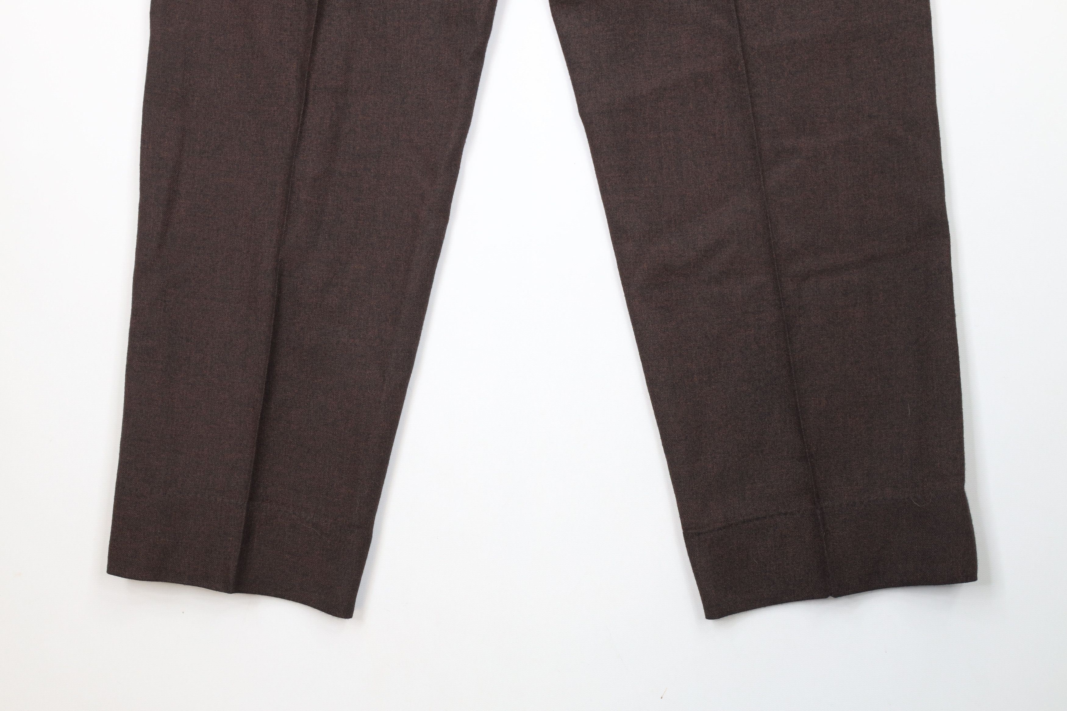 Vintage Vintage 60s 70s Streetwear Button Back Chino Pants Brown USA Size US 34 / EU 50 - 11 Thumbnail