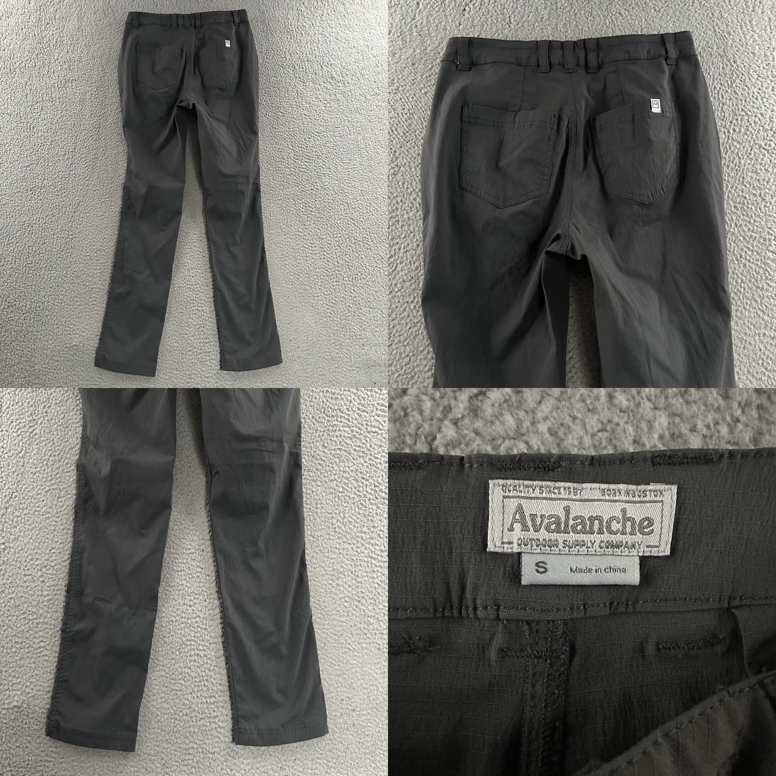 Avalanche Avalanche Womens Pants Gray Size Small Utility Zip Pocket Stretch Nylon Blend Size 28" / US 6 / IT 42 - 9 Thumbnail