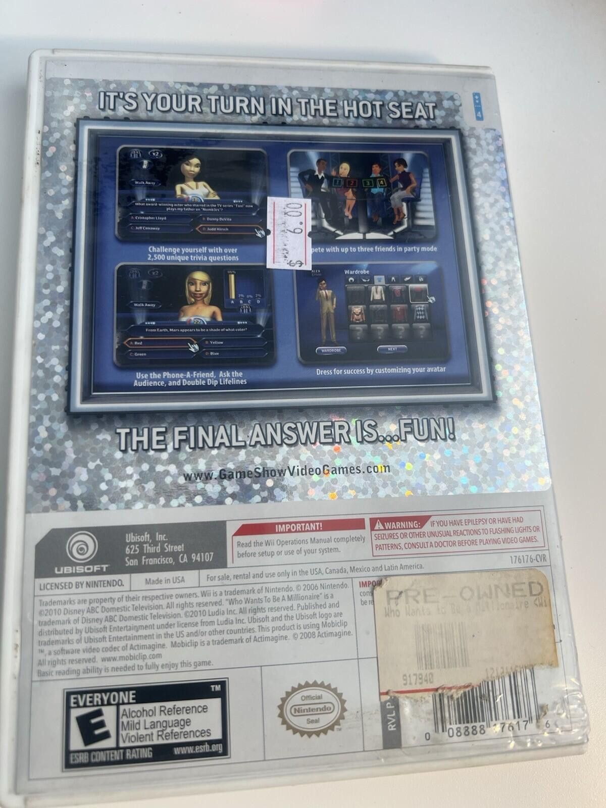 Other Who Wants to Be a Millionaire (Nintendo Wii, 2010) Size ONE SIZE - 7 Thumbnail