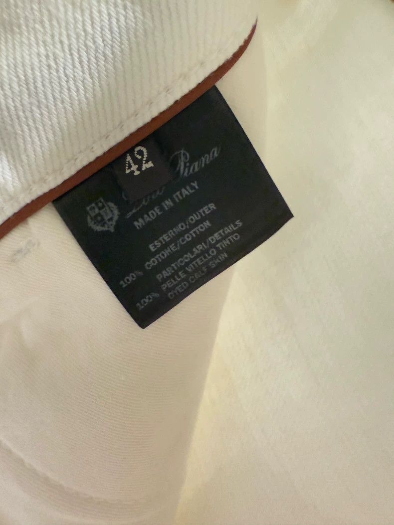 Loro Piana LORO PIANA White high waist jeans for ladies Size 27" / US 4 / IT 40 - 6 Thumbnail