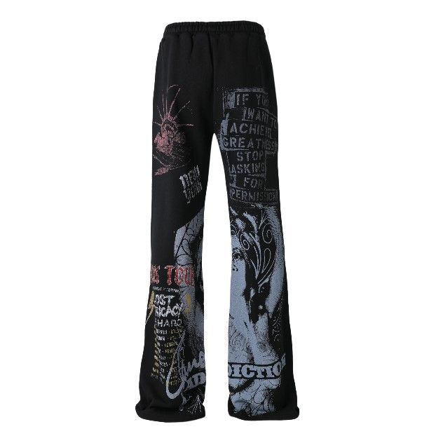 LOST INTRICACY Lost Intricacy 'Lost Innocence' Black Sweats Size US 38 / EU 54 - 1 Preview
