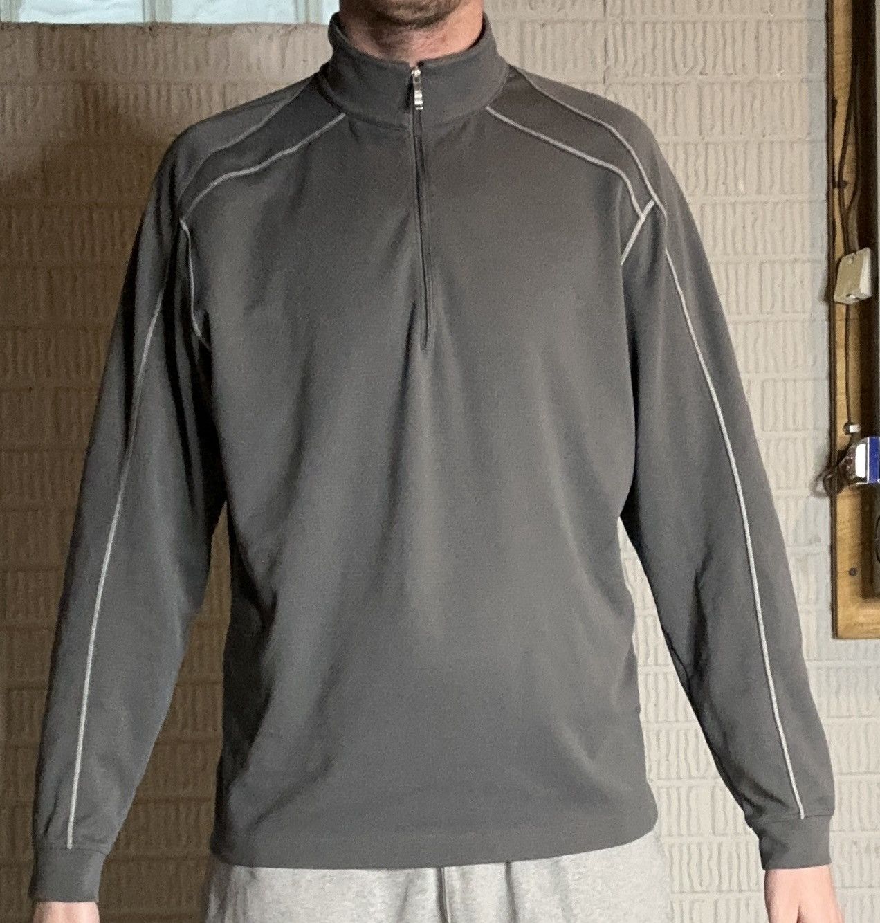 Nike Y2K 2000s Nike Golf Quarter Zip Jacket Size US M / EU 48-50 / 2 - 1 Thumbnail