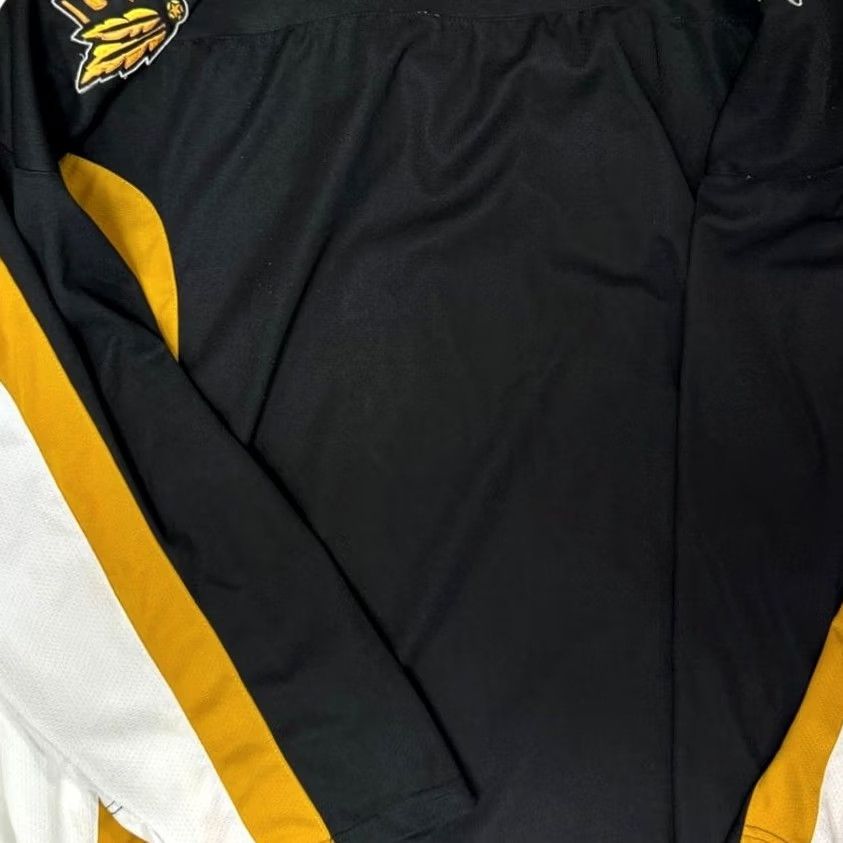 Vintage Surface Ink Whitley Bay Ice Hockey Club Junior Development Jersey Mens XXL Black Size US XXL / EU 58 / 5 - 5 Thumbnail