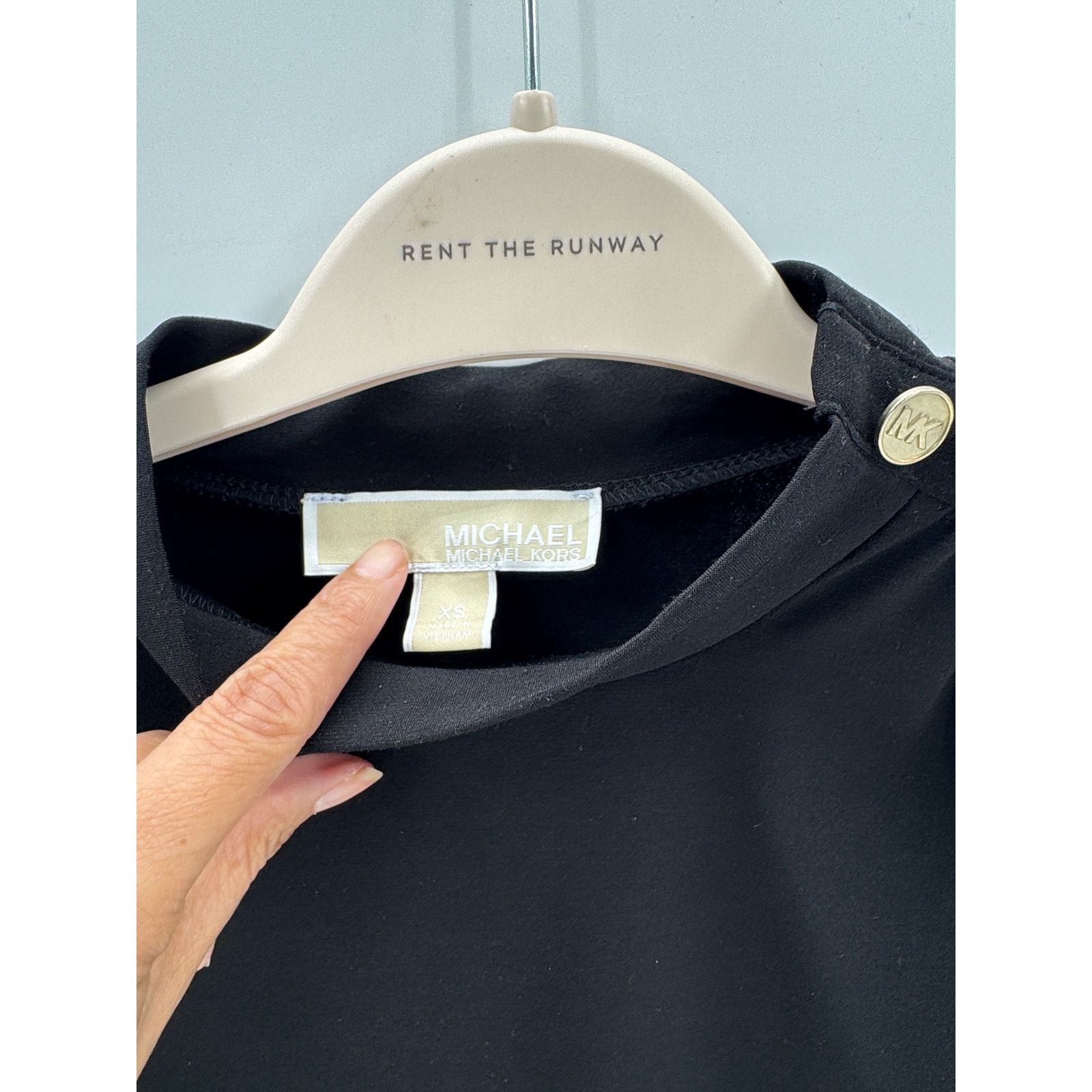 Michael Kors Michael Kors black jersey knit little black dress size M Size M / US 6-8 / IT 42-44 - 3 Thumbnail