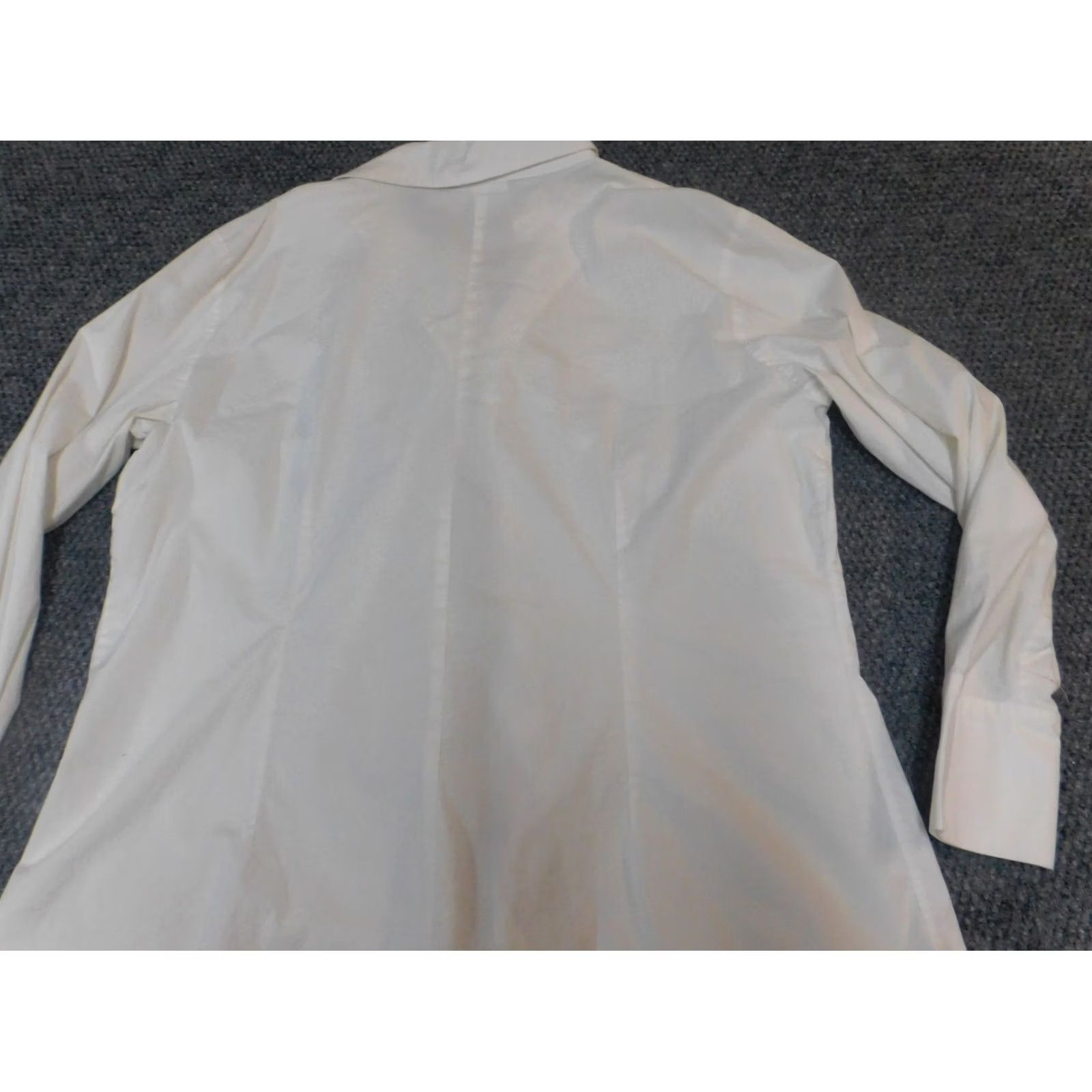 Worthington Worthington Womens Blouse 18W White Collar Button Casual Sleeve Cotton Rayon Regular Plus Size Womens Vintage No Size XXL / US 16-18 / IT 52-54 - 6 Thumbnail