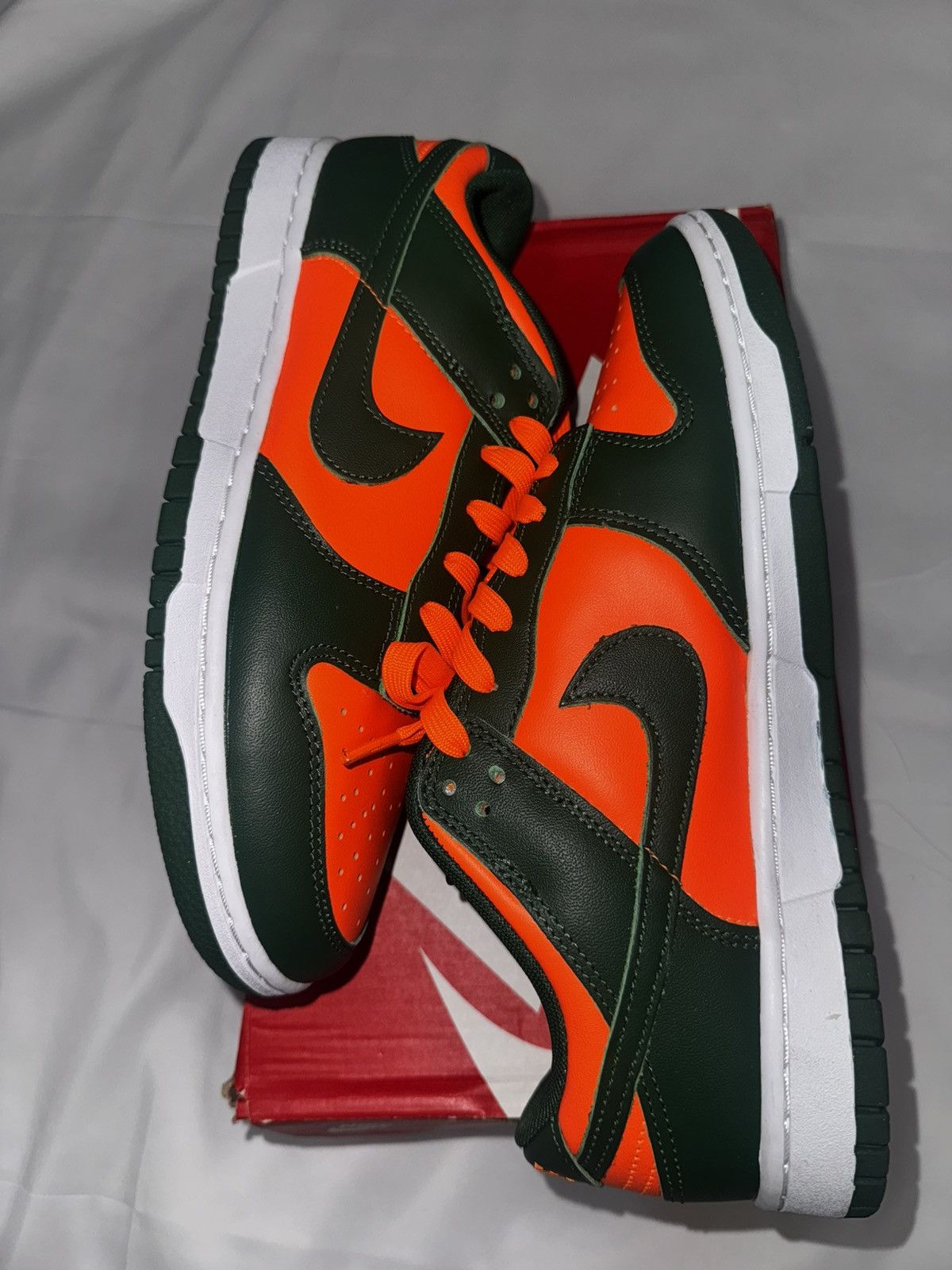 Nike Nike Dunk Low 'Miami Hurricanes' Size US 9 / EU 42 - 3 Thumbnail
