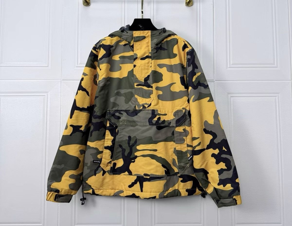 Supreme Supreme yellow camo hooded logo half zip pullover parka Size US S / EU 44-46 / 1 - 1 Thumbnail