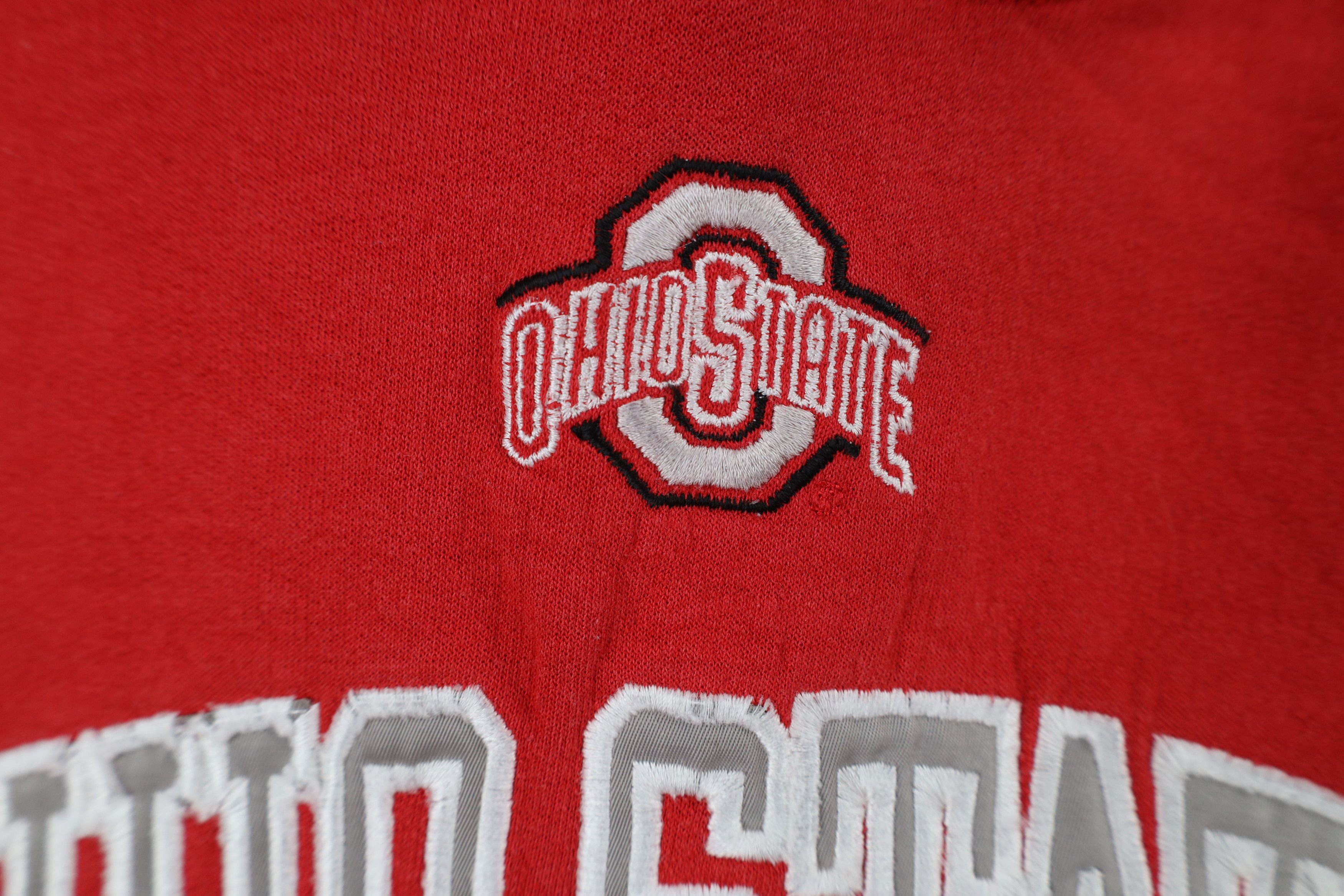 Vintage Vintage 90s Spell Ohio State University Hoodie Sweatshirt Size US M / EU 48-50 / 2 - 7 Thumbnail