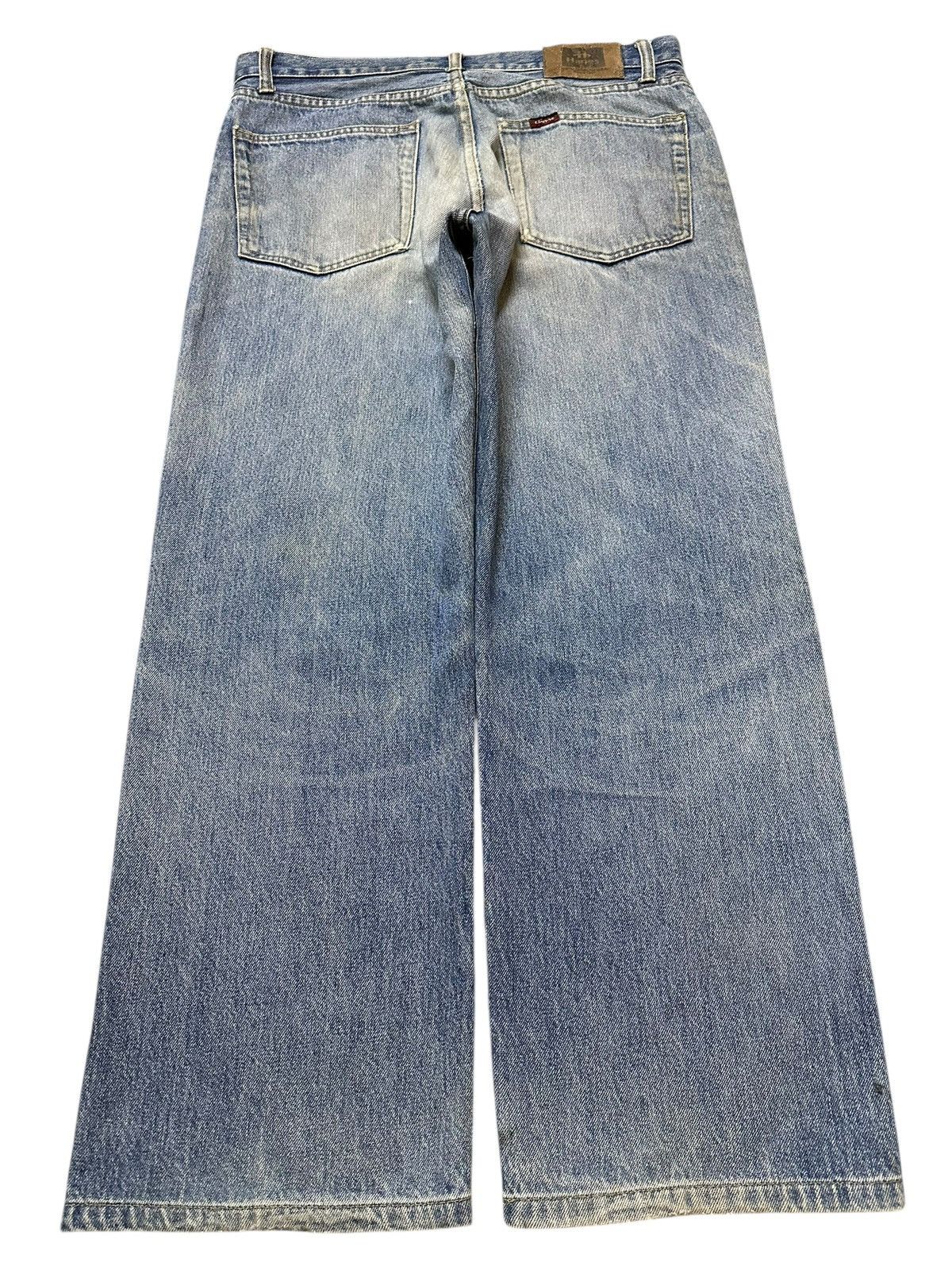 Hanes Vintage Hanes Mud Wash Faded Style Distress Baggy Jeans Size US 33 - 2 Thumbnail