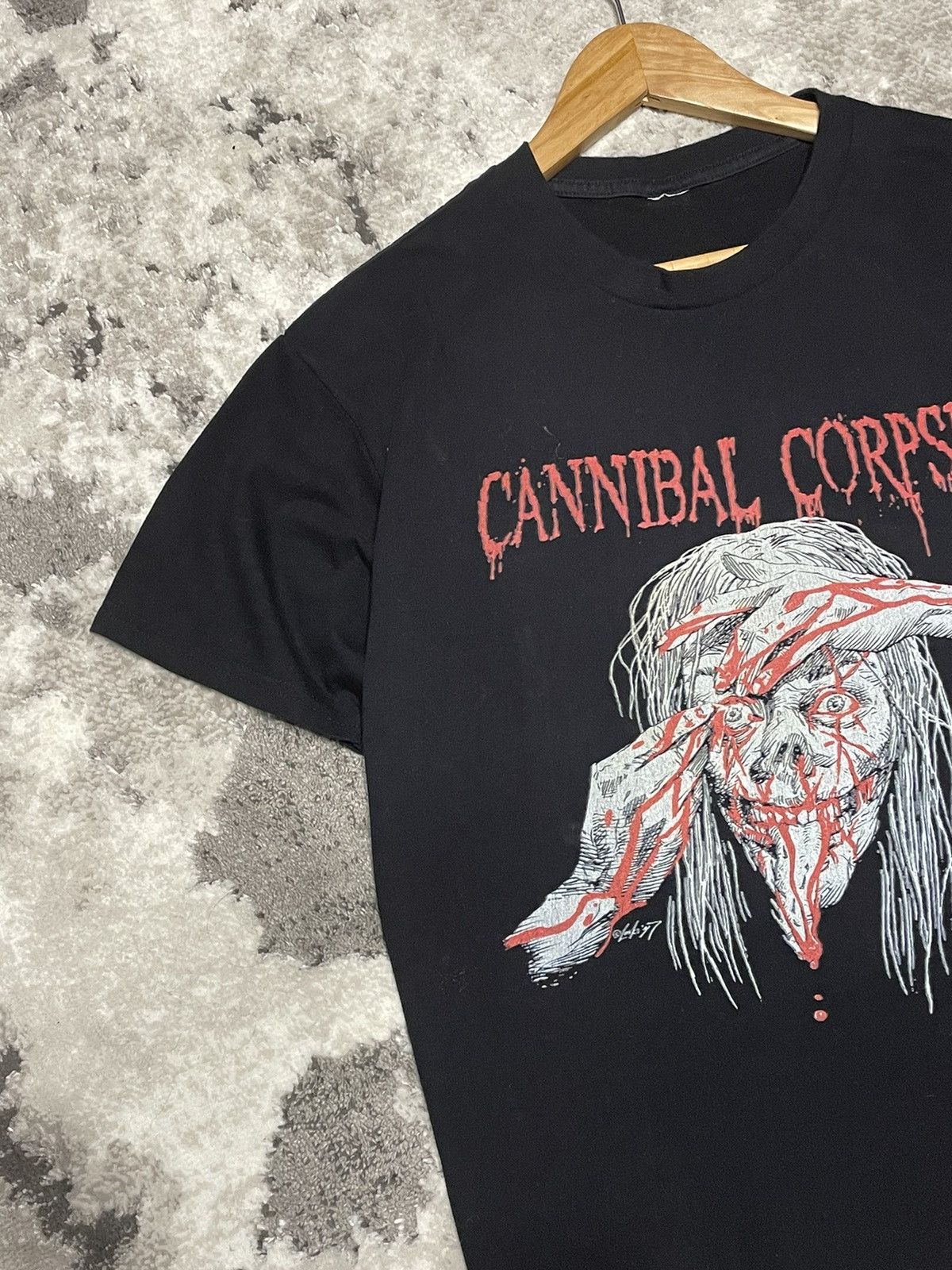 Band Tees Vintage Cannibal Corpse 1997 Vibe Band Rock T-shirt Size US M / EU 48-50 / 2 - 2 Thumbnail