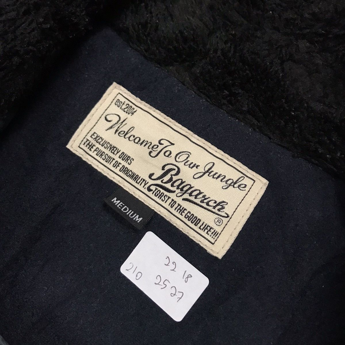 Japanese Brand BAGARCH JAPAN STYLE NAVY BOMBER JACKET Size US M / EU 48-50 / 2 - 10 Thumbnail