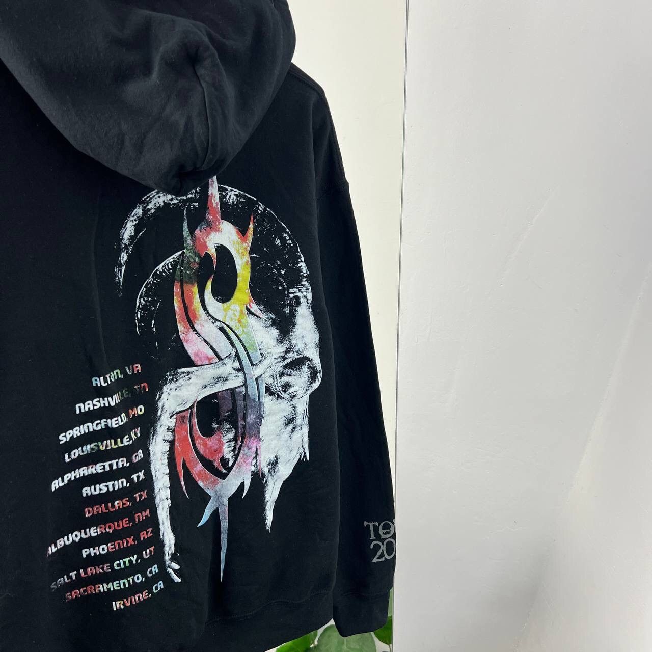 Band Tees Slipknot Rock Hoodie Y2k Tour Big Print Style Baggy Size US M / EU 48-50 / 2 - 4 Thumbnail