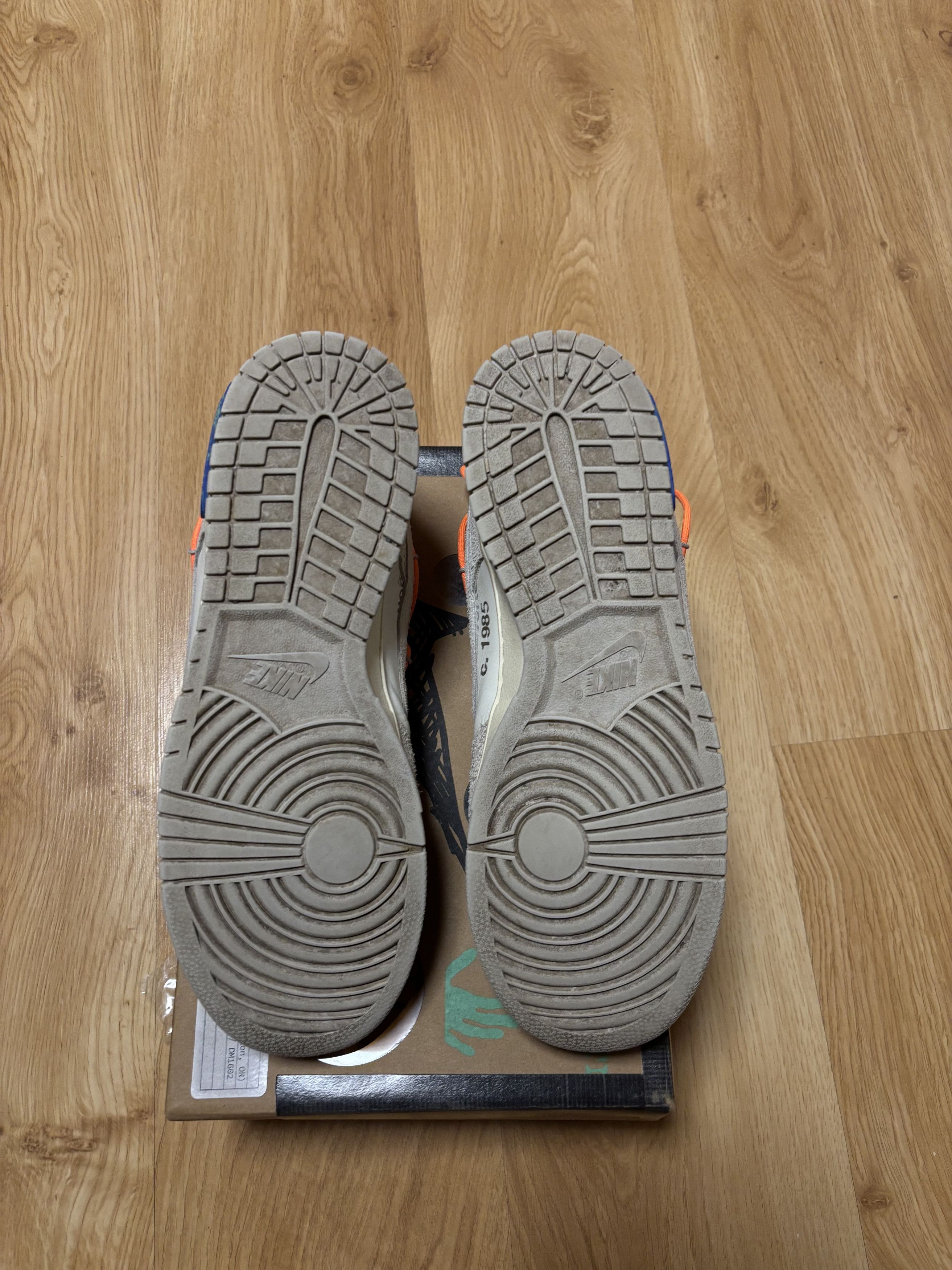 Nike × Off-White Nike dunk low off white lot 31 Size US 12 / EU 45 - 3 Thumbnail