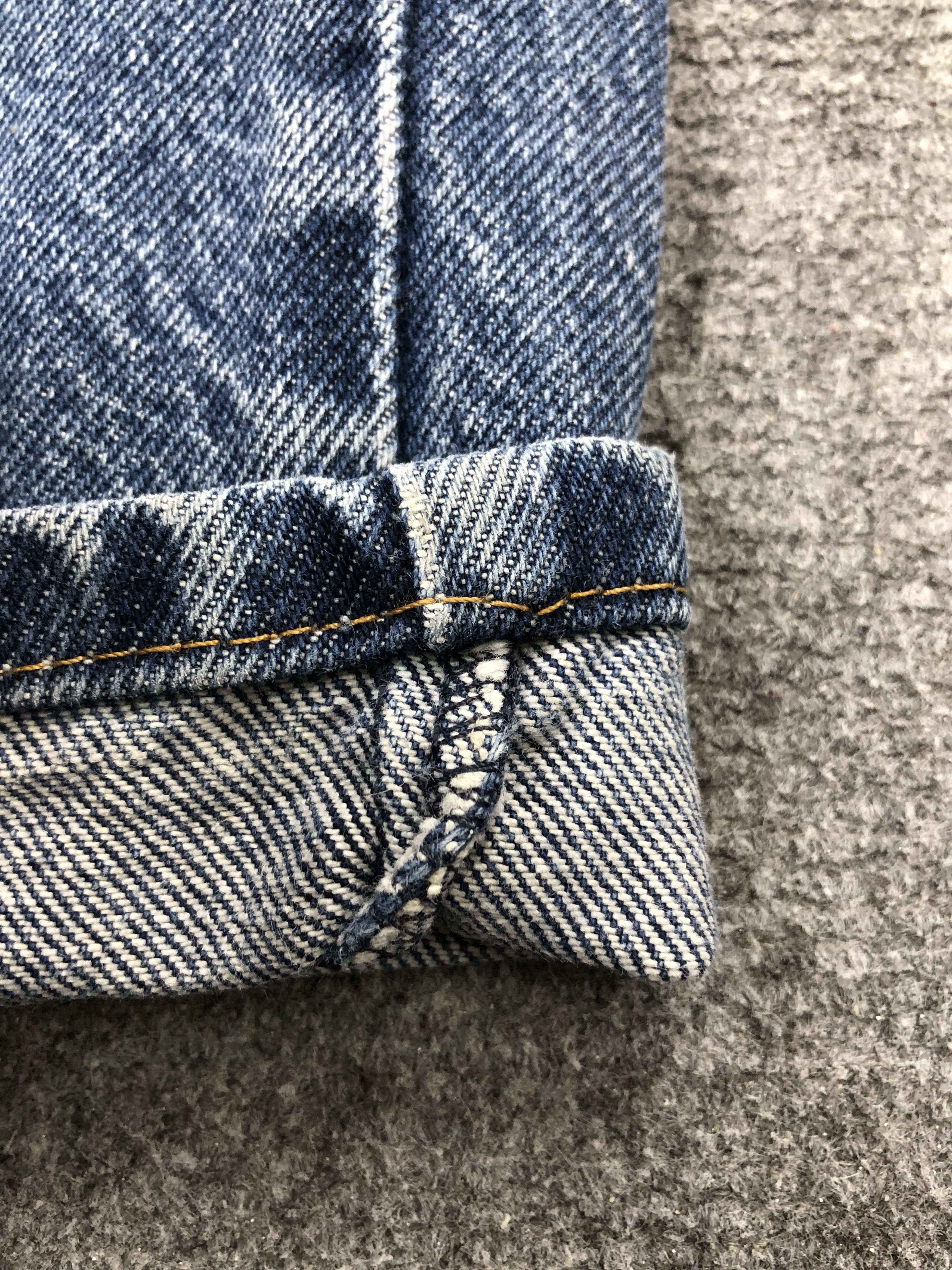 Levi's Vintage Distressed Levis 505 Faded Blue Jeans DP2539 Size US 38 / EU 54 - 9 Thumbnail