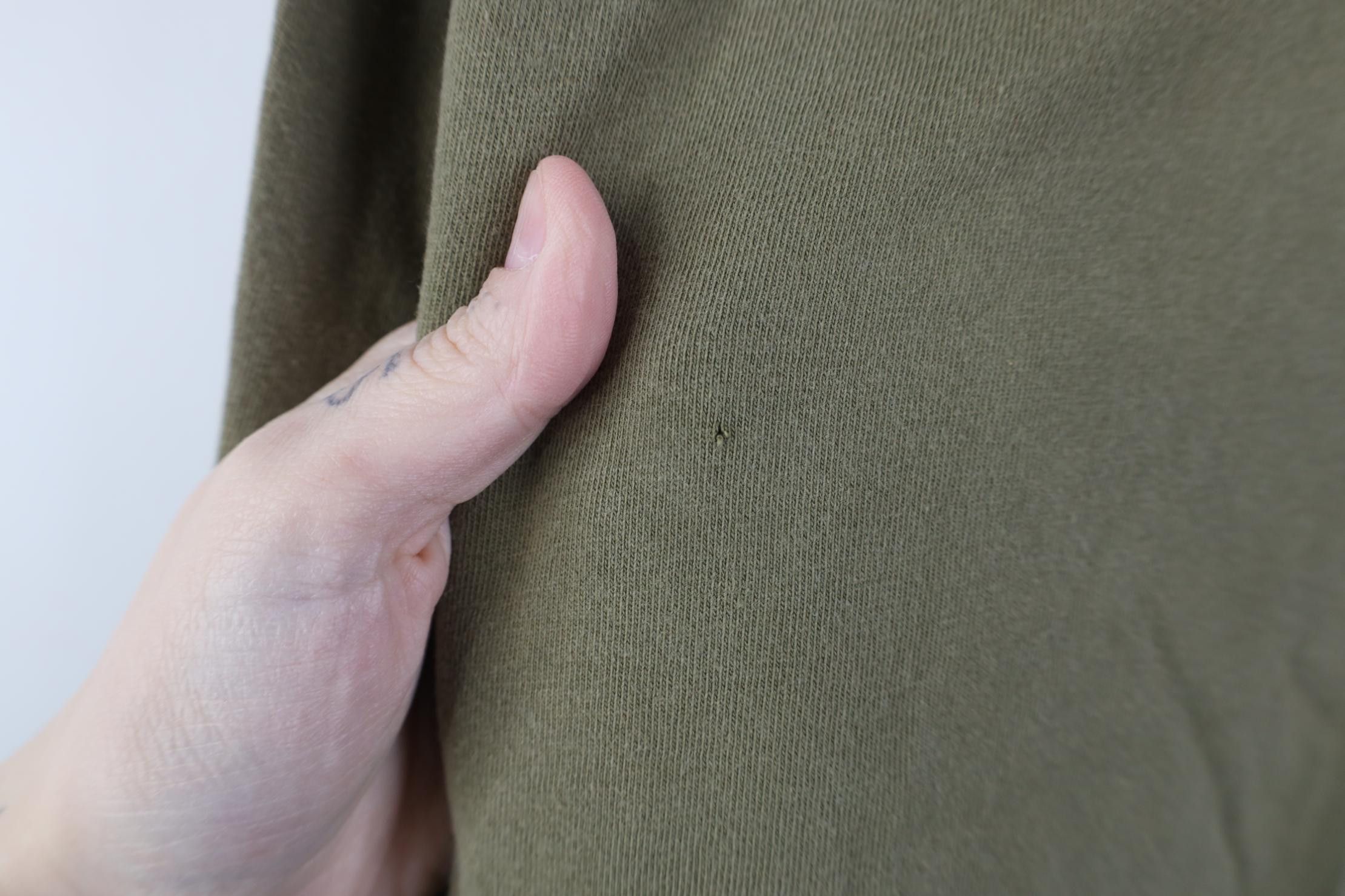 Vintage Vintage 90s Streetwear Cotton Long Sleeve T-Shirt Olive Size US L / EU 52-54 / 3 - 8 Thumbnail