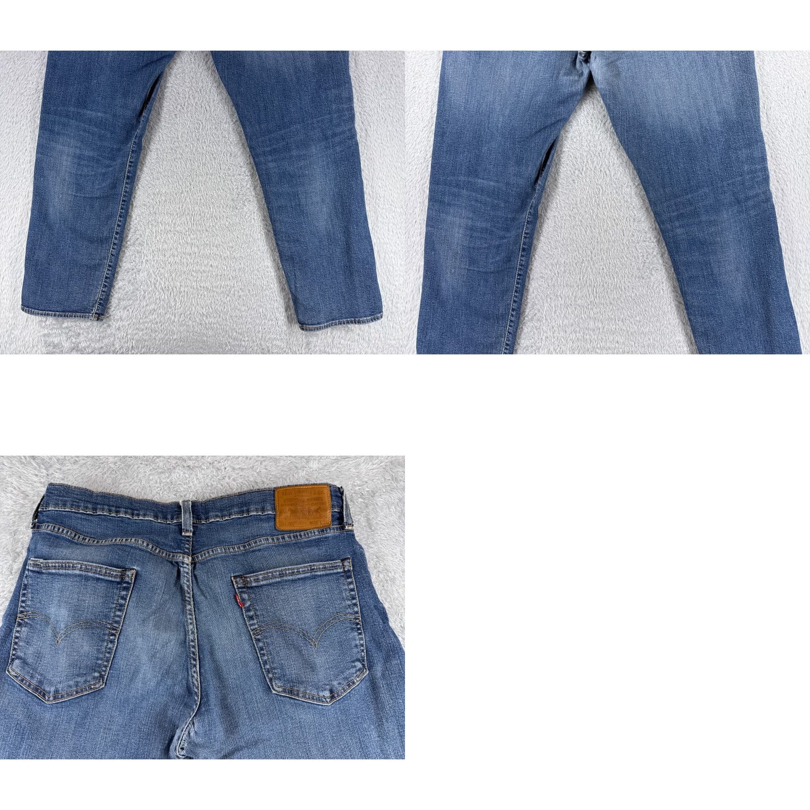 Levi's Levis Jeans Mens Slim 502 Denim Blue 36x28 Cotton Blend 5-Pocket Straight Size US 36 / EU 52 - 10 Thumbnail