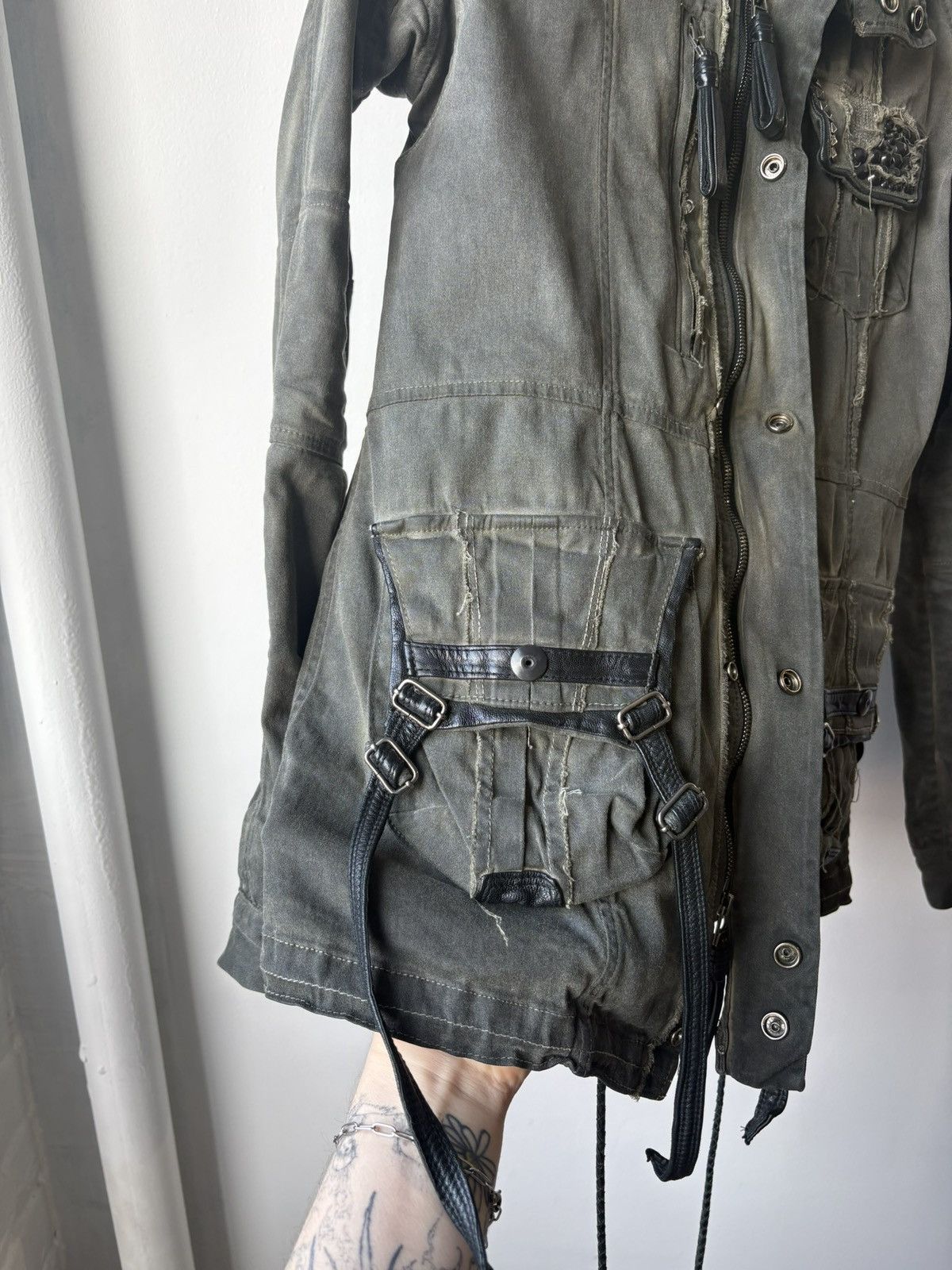 KMRii KMRii 00s black shadow military jacket Size US M / EU 48-50 / 2 - 7 Thumbnail