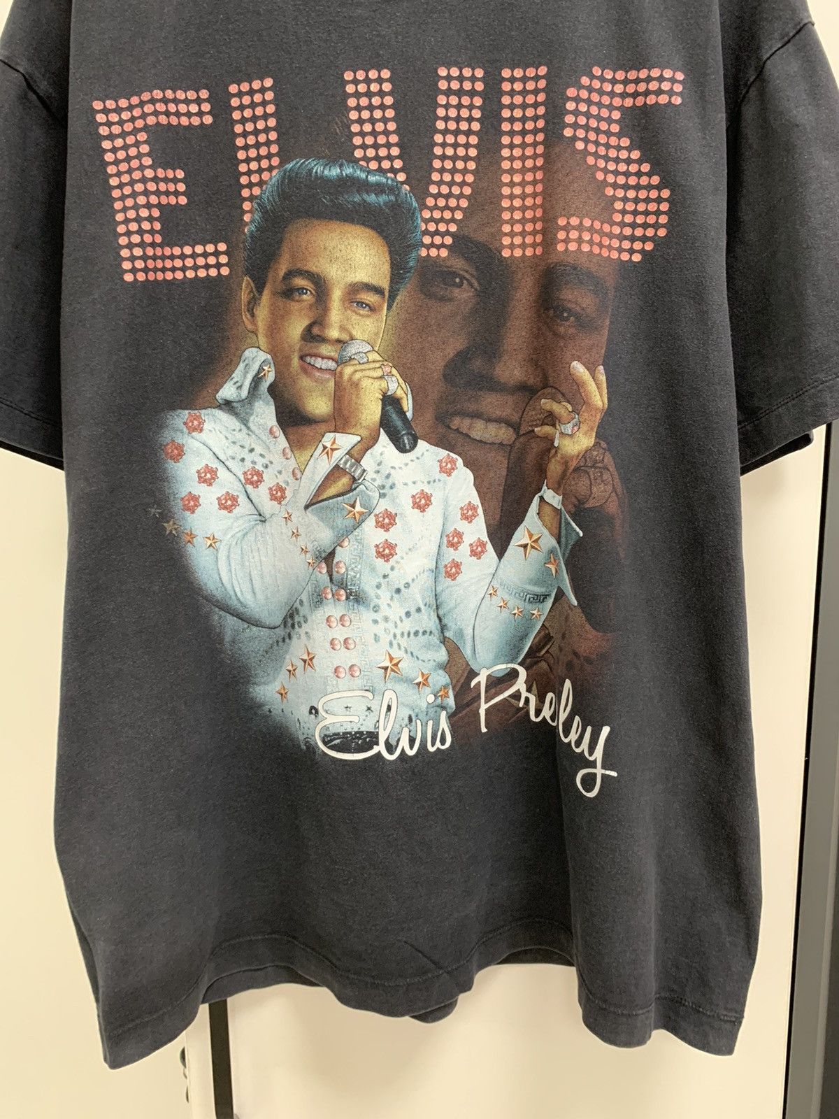 Band Tees Vintage Elvis Presley T-Shirt Size US XL / EU 56 / 4 - 12 Thumbnail
