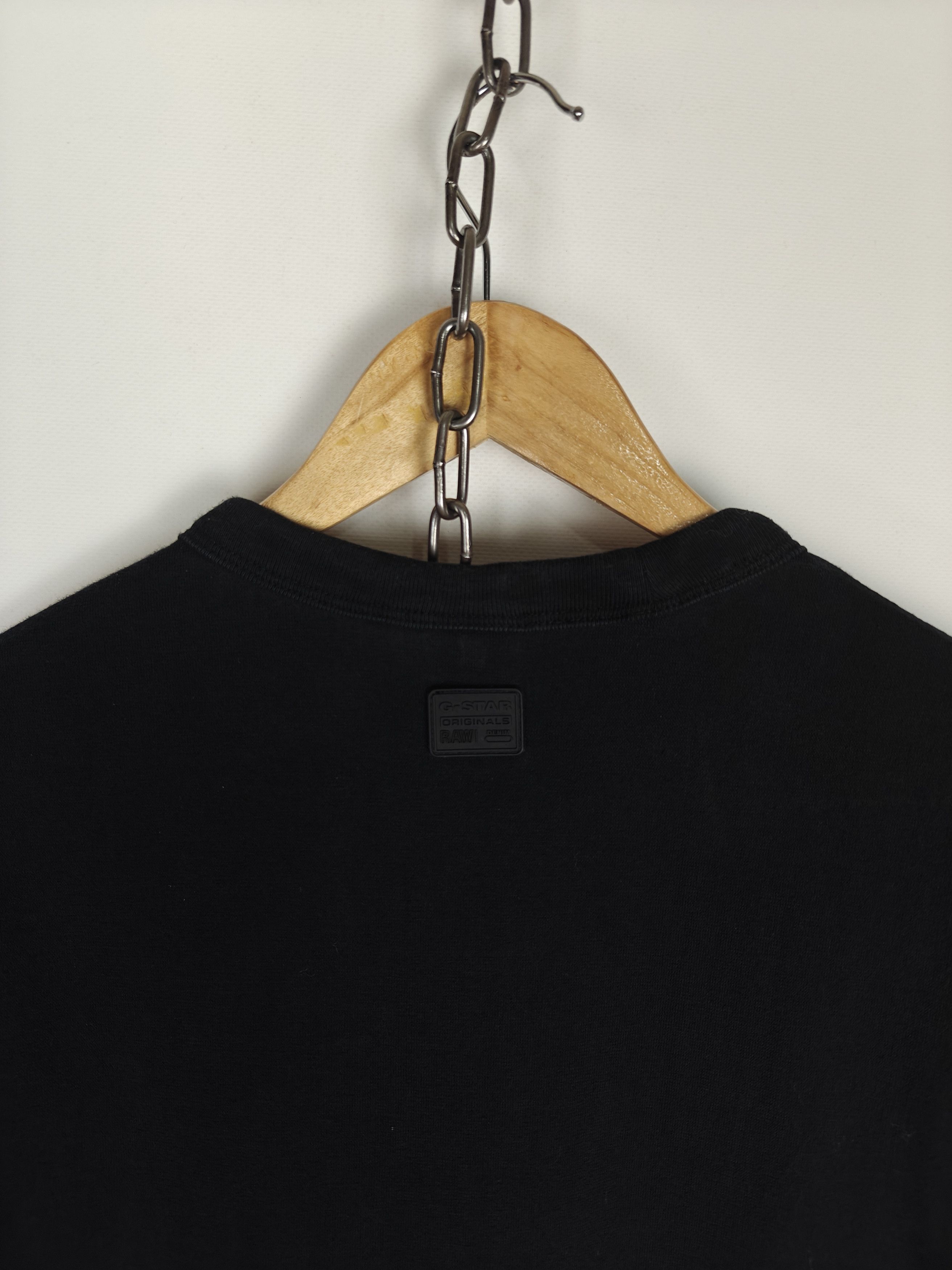 G-Star G-Star Raw T-Shirt Utility Pocket Logo Crewneck Black M Size US M / EU 48-50 / 2 - 8 Thumbnail