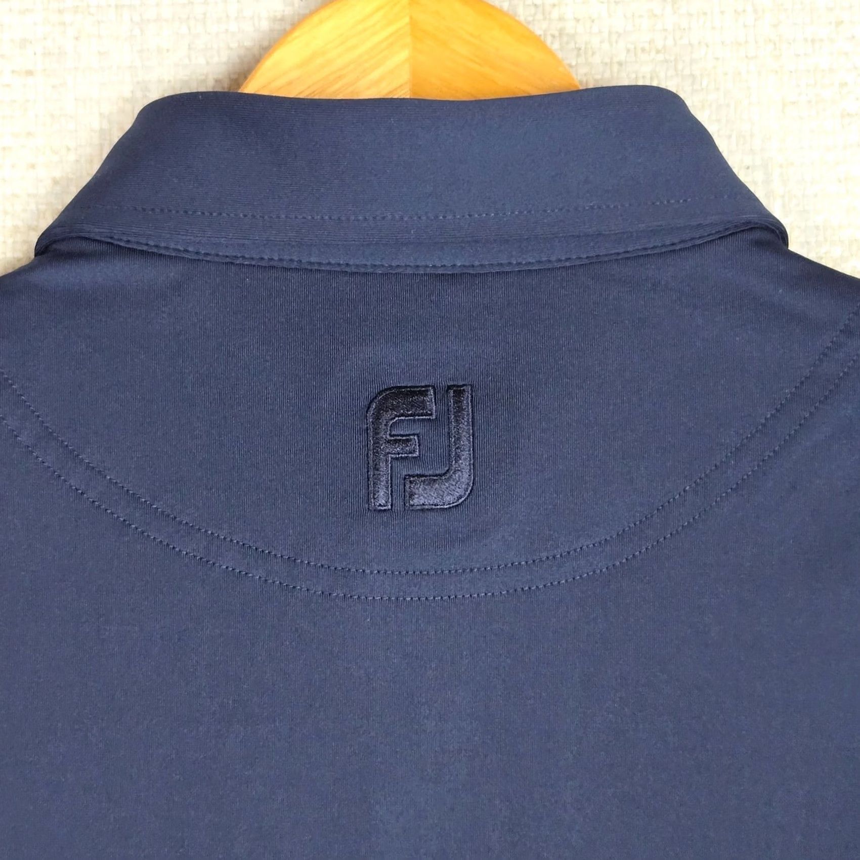 Footjoy FootJoy Old Elm Club Polo Shirt Mens Short Sleeve Navy Blue 88% Polyester 12% Spandex M Polo Shirt Golf Casual Athletic Size US M / EU 48-50 / 2 - 7 Thumbnail