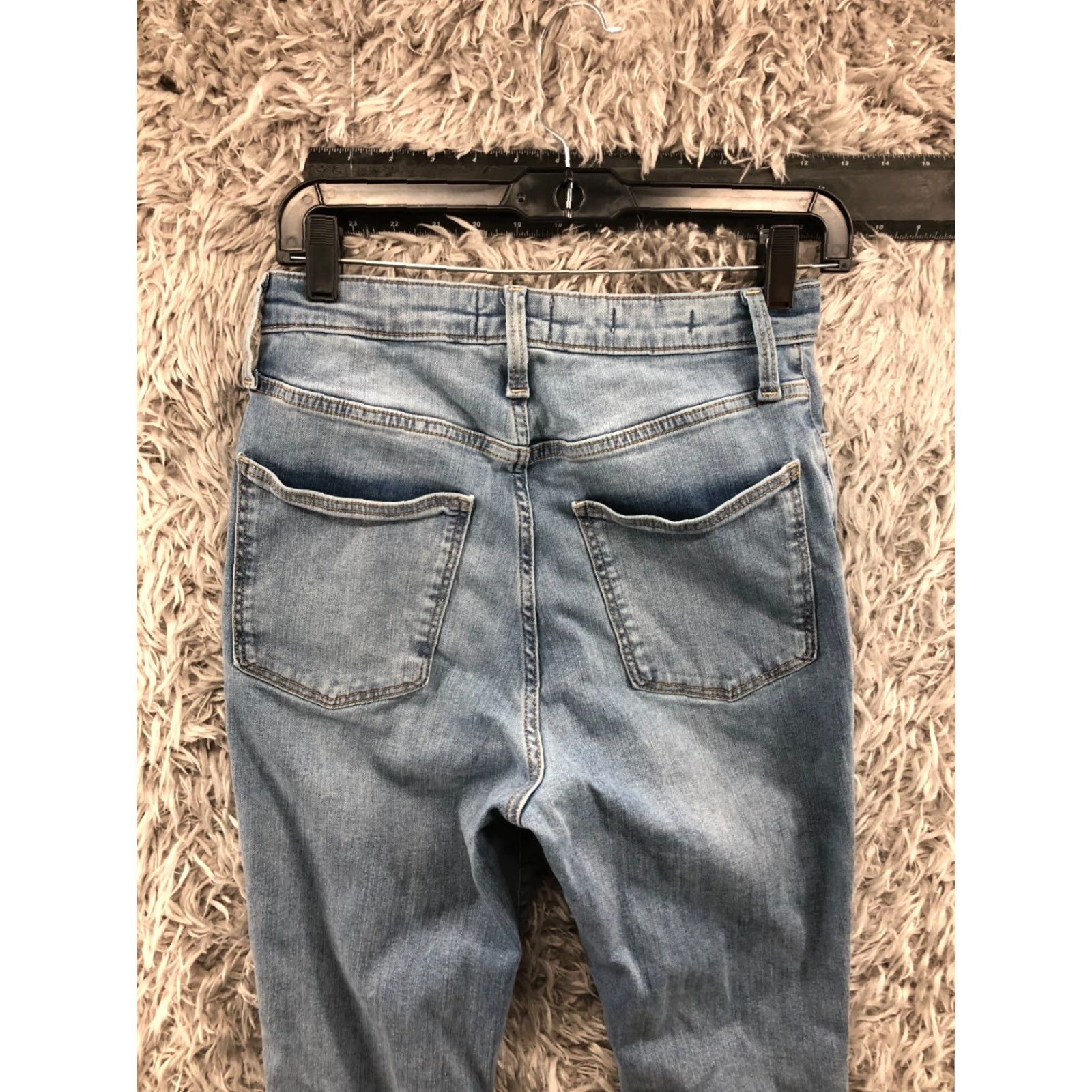 Vintage Universal Thread High Rise Skinny Jeans Size 8 Womens Medium Wash Blue Regular Womens Jeans Size 30" / US 8 / IT 44 - 6 Thumbnail