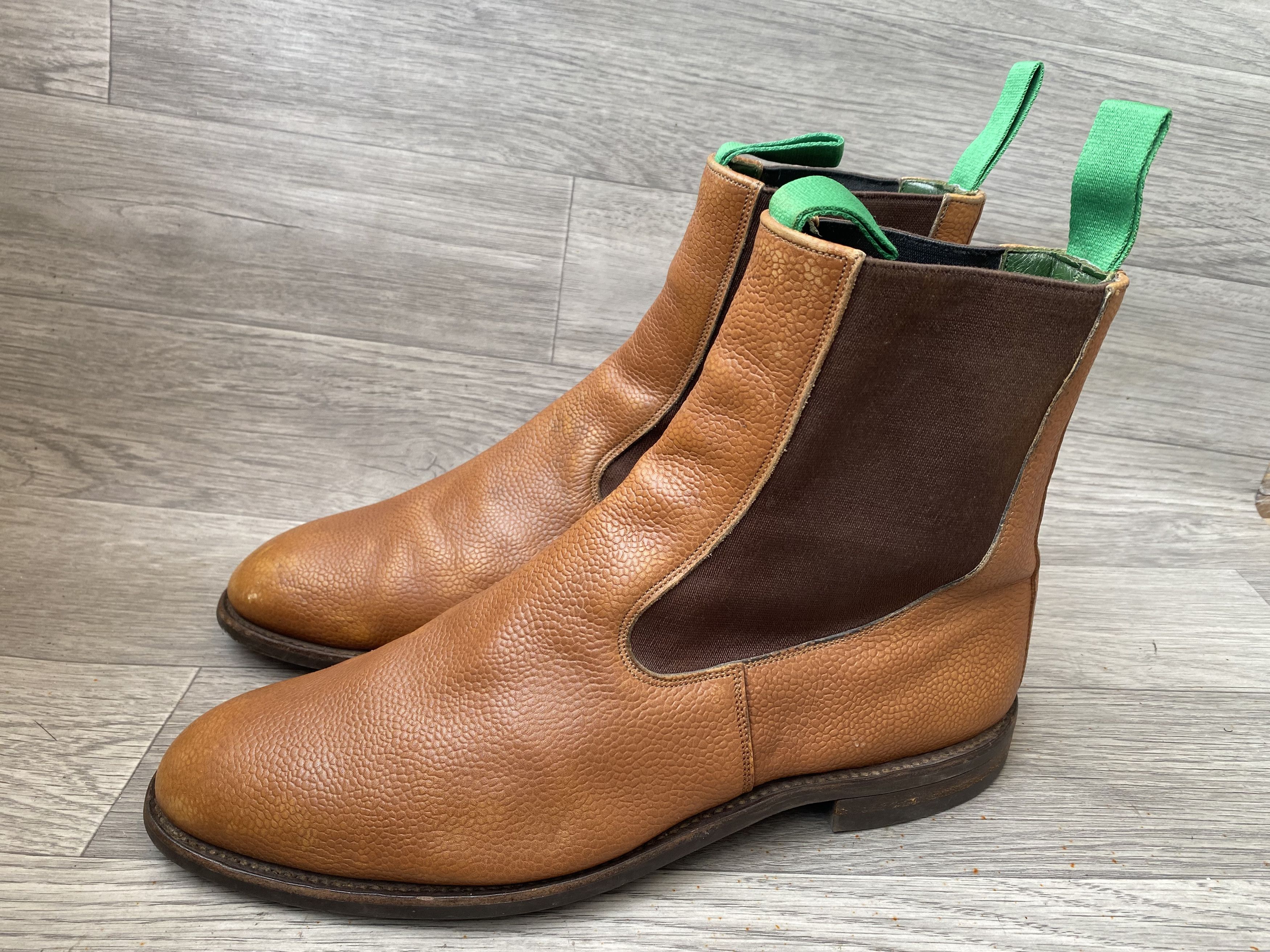 Tricker's Trickers brown pebble grain chelsea boots uk 9 Size US 10 / EU 43 - 4 Thumbnail