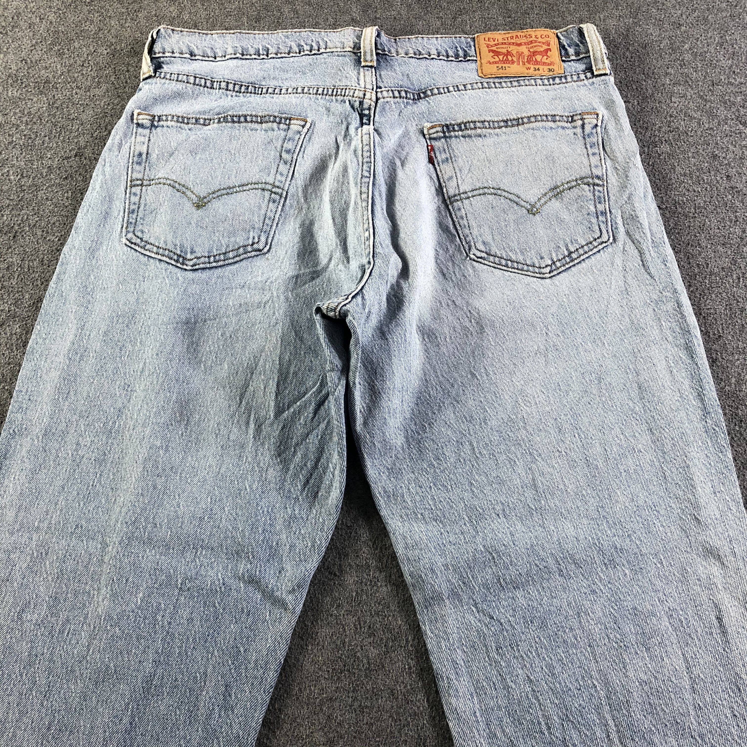 Levi's Vintage Light Wash Levis 541 Jeans-J4478 Size US 34 / EU 50 - 4 Thumbnail