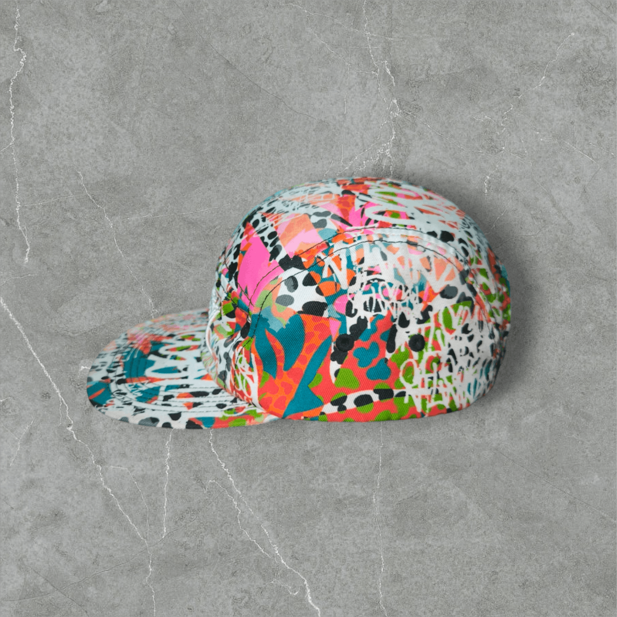 Stussy Splatter Grafitti Cap Size ONE SIZE - 7 Thumbnail