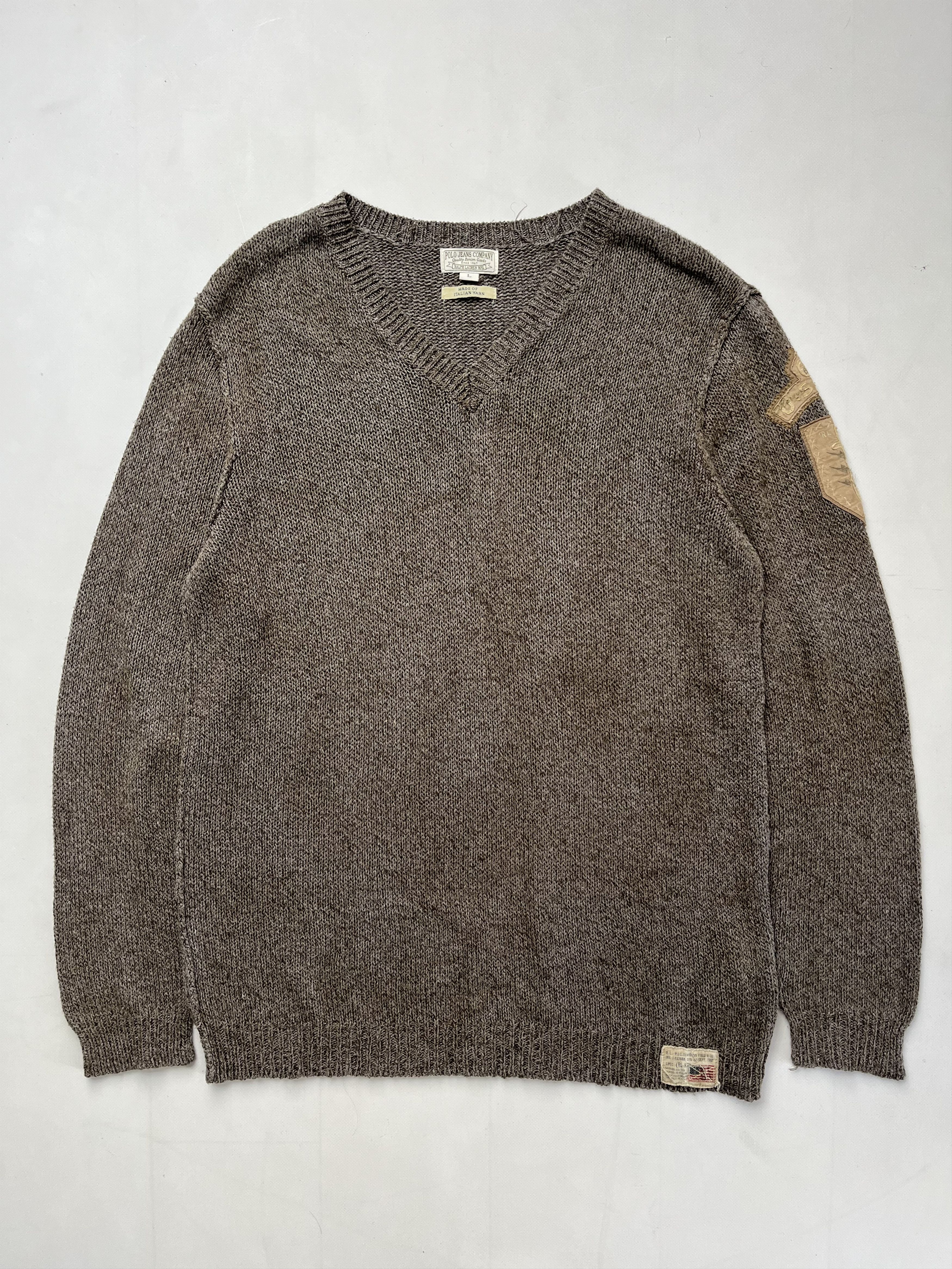 Polo Ralph Lauren × Vintage Polo Jeans Company Ralph Lauren knit pullover Size US L / EU 52-54 / 3 - 1 Thumbnail