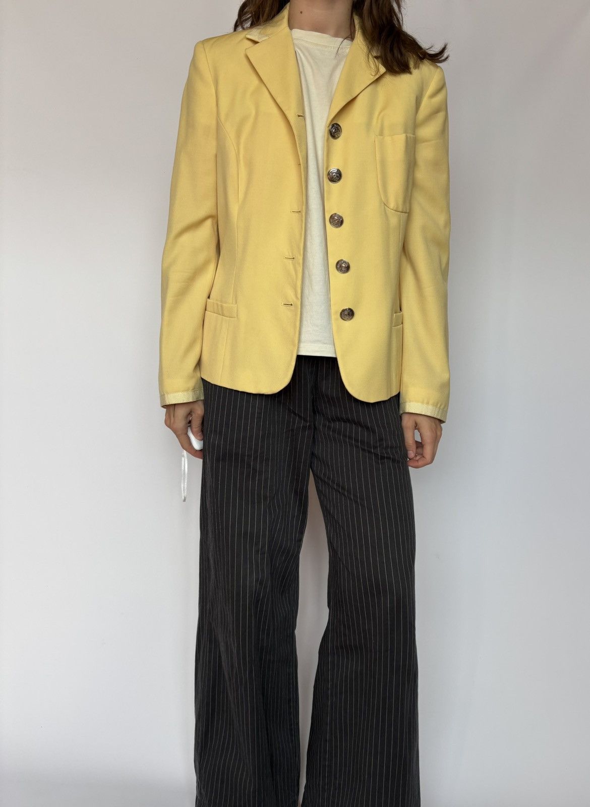 Versace Vintage Versace Sport Wool Jacket Blazer Size M / US 6-8 / IT 42-44 - 1 Thumbnail