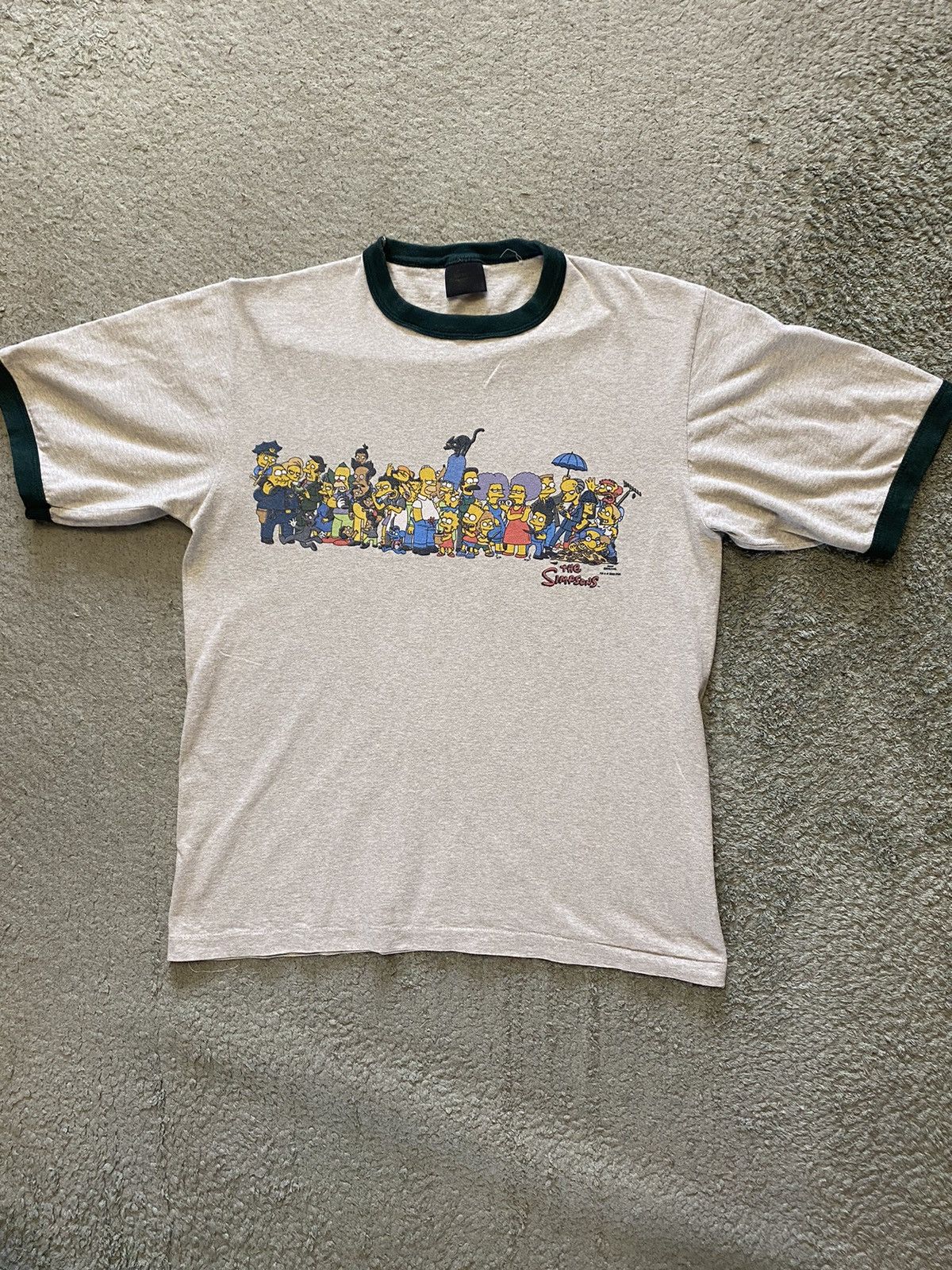Cartoon Network × The Simpsons × Vintage Y2K VTG 2002 Simpsons All Characters Rare Changes tee Size US L / EU 52-54 / 3 - 1 Thumbnail