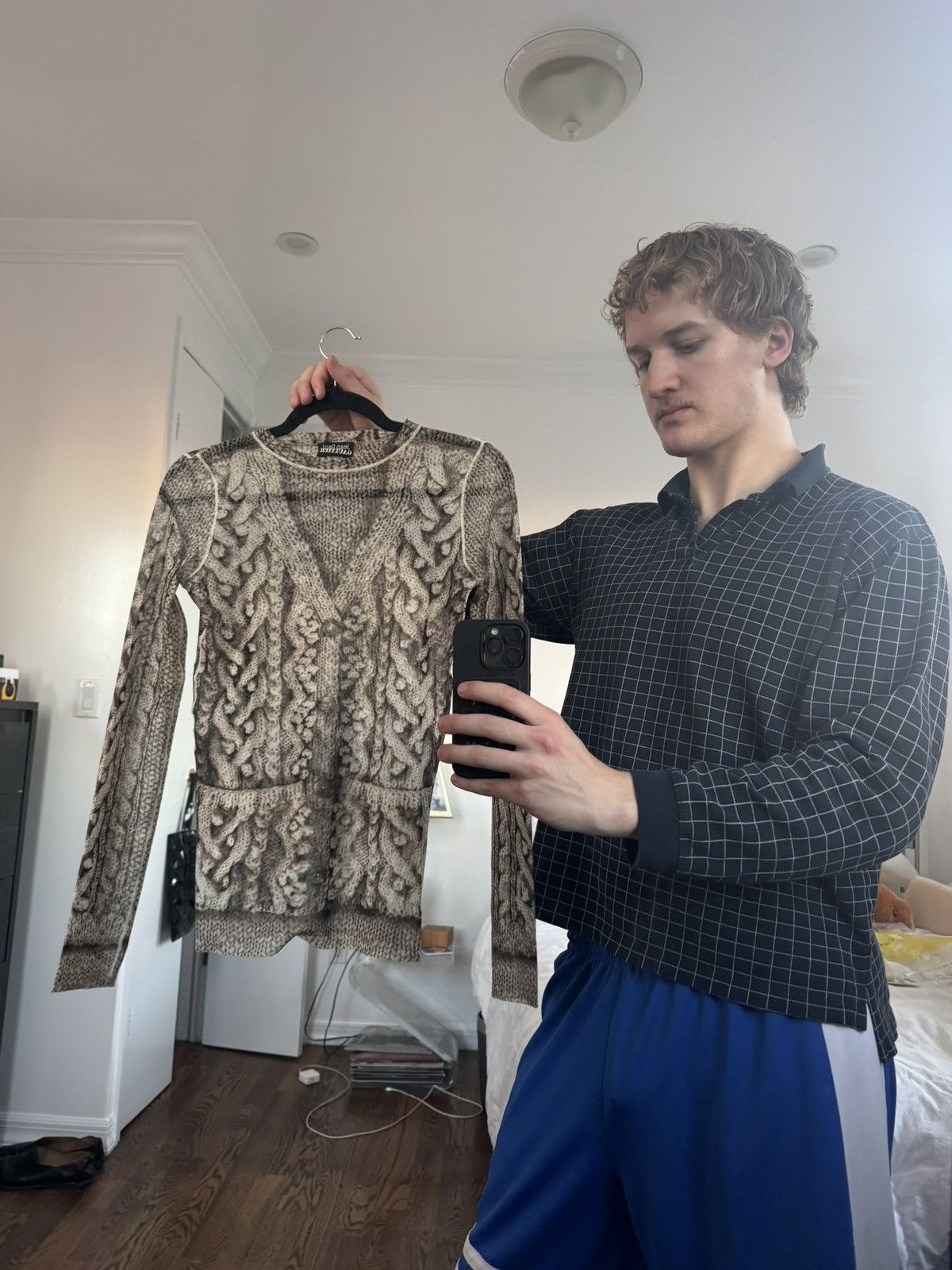 Jean Paul Gaultier Jean Paul Gaultier Trompe-l'œil Top Size L / US 10 / IT 46 - 6 Thumbnail