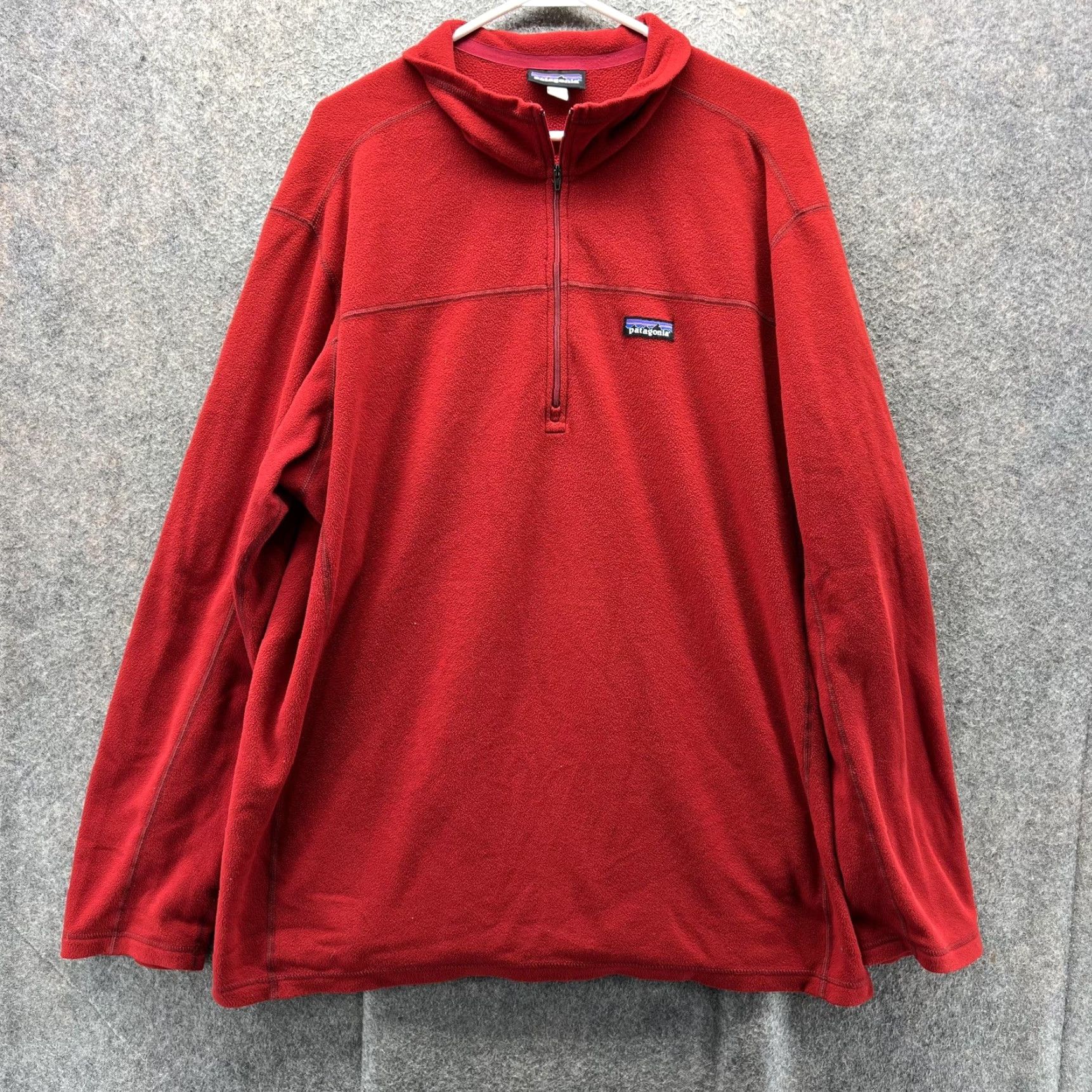 Patagonia Patagonia Sweater Mens 2XL Red Fleece Quarter Zip Mock Neck Pullover Outdoor Size US XXL / EU 58 / 5 - 2 Thumbnail