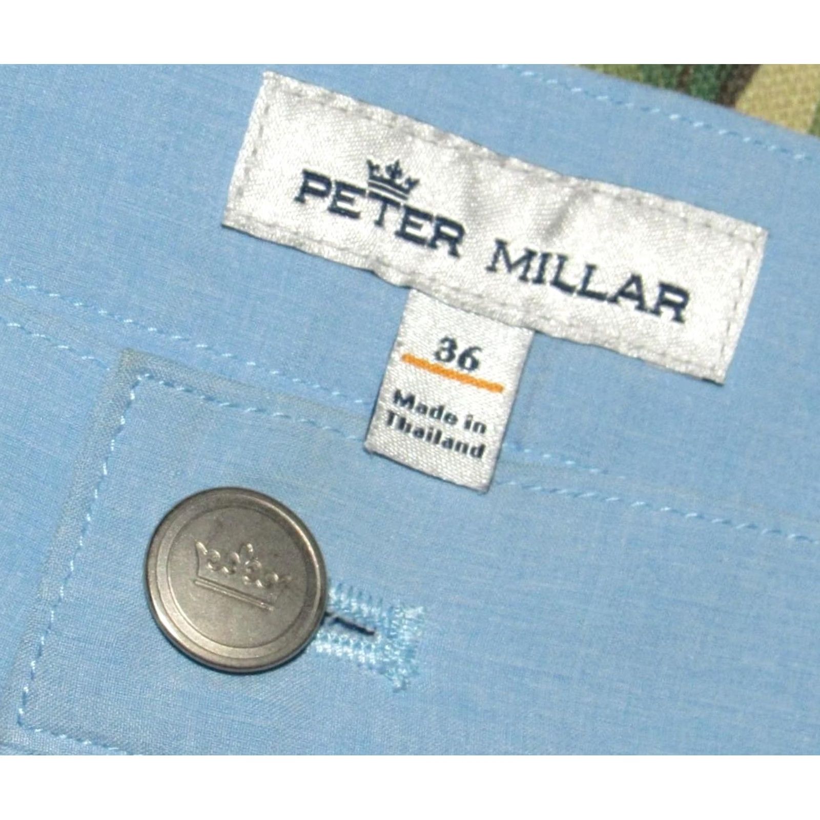 Peter Millar PETER MILLAR Blue 11" Shackleford Performance Chino Shorts 36 Size US 36 / EU 52 - 4 Thumbnail