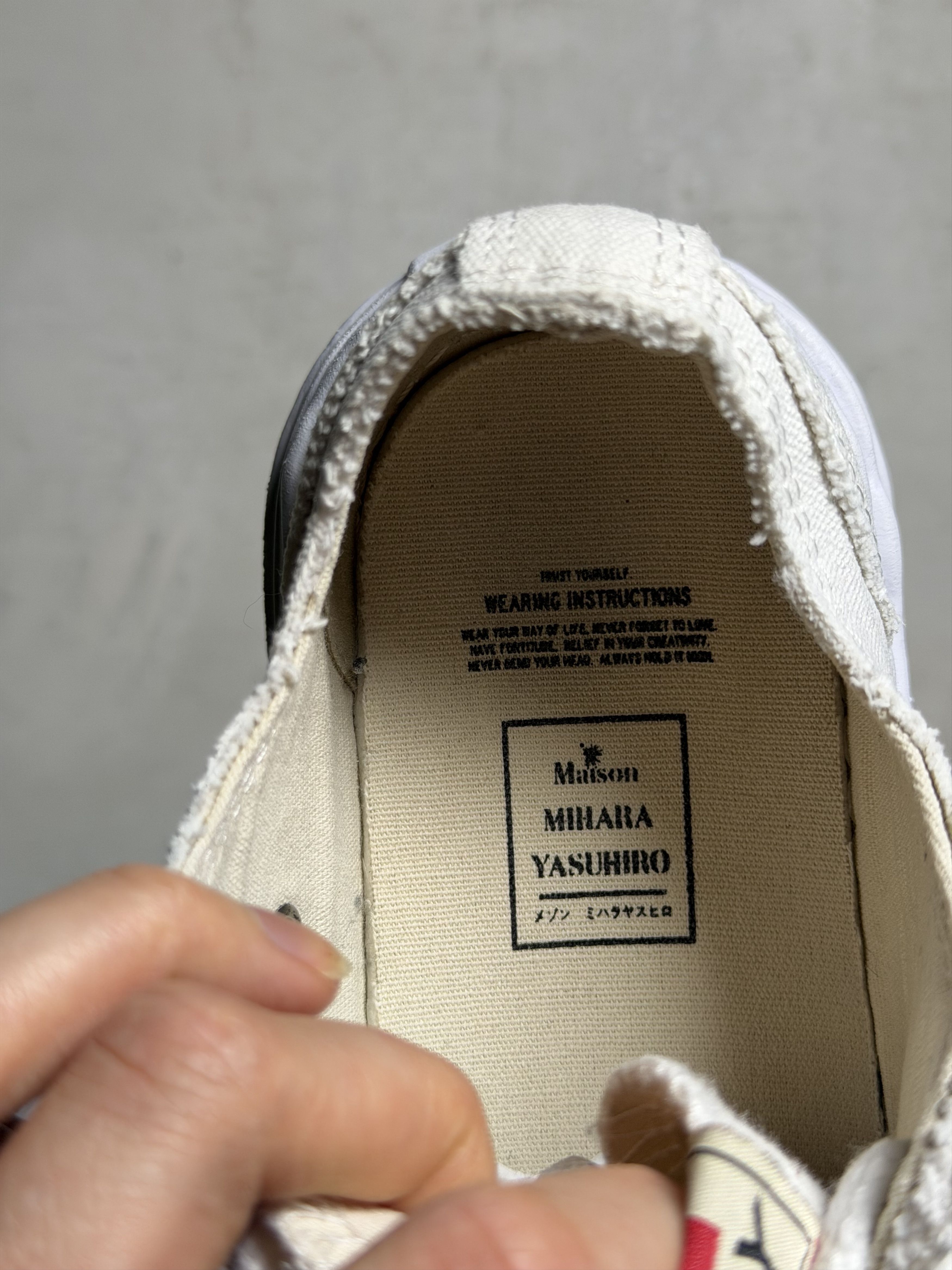Maison MIHARA YASUHIRO Maison Mihara Yasuhiro Hank OG Sole Canvas Low-top Sneakers Size US 6 / EU 39 - 15 Thumbnail