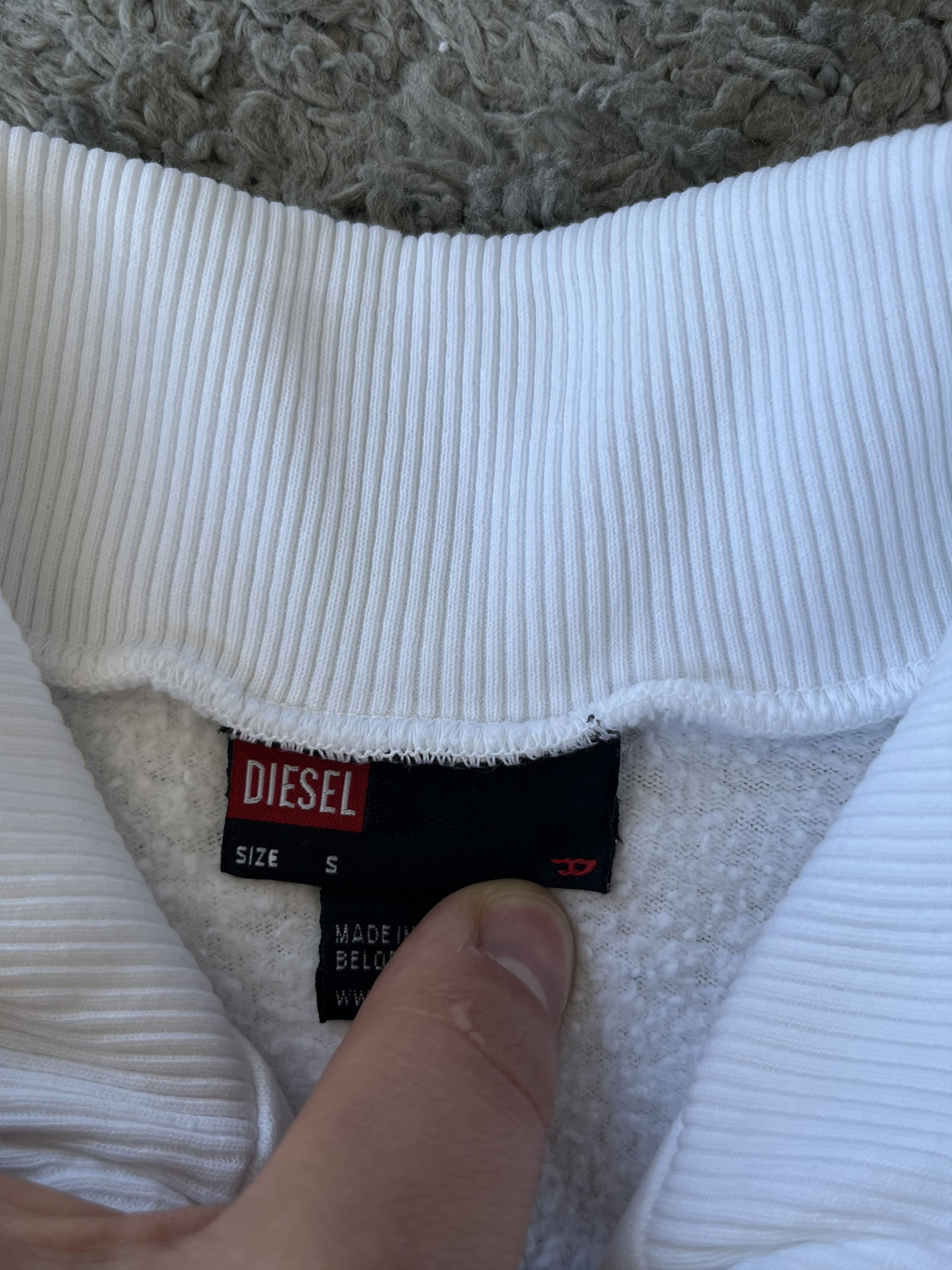 Diesel DIESEL Vintage Big Logo Full Zip Sweatshirt Y2K Style Size S / US 4 / IT 40 - 6 Thumbnail