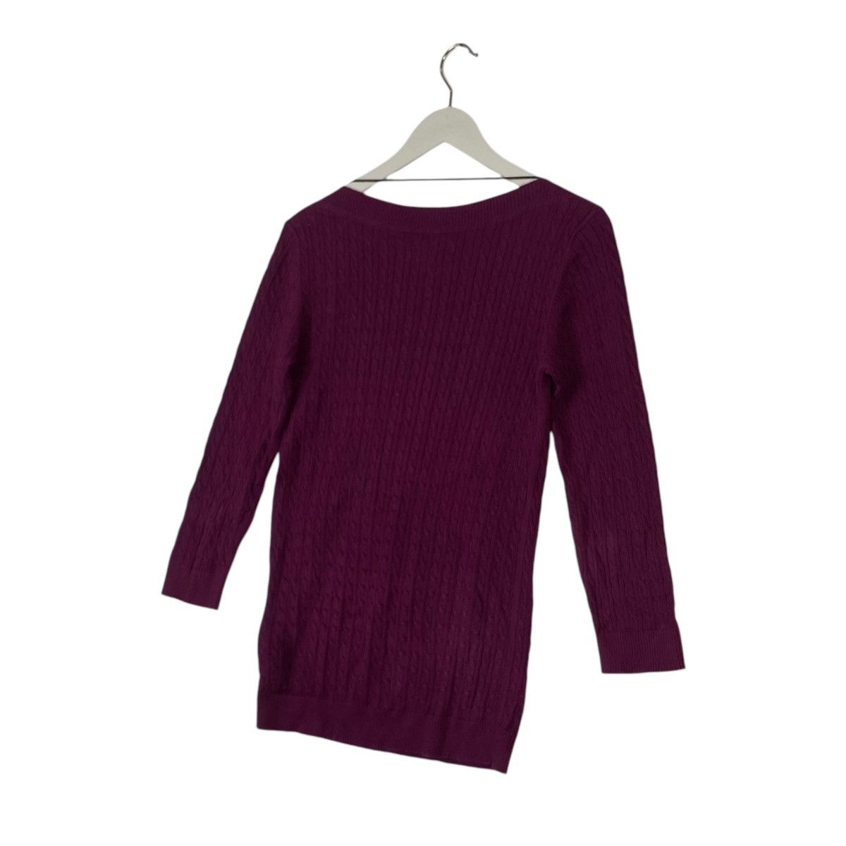 Designer × Tommy Hilfiger × Vintage Vintage Tommy Hilfiger Sweater Ladies Large Purple Size M / US 6-8 / IT 42-44 - 6 Thumbnail